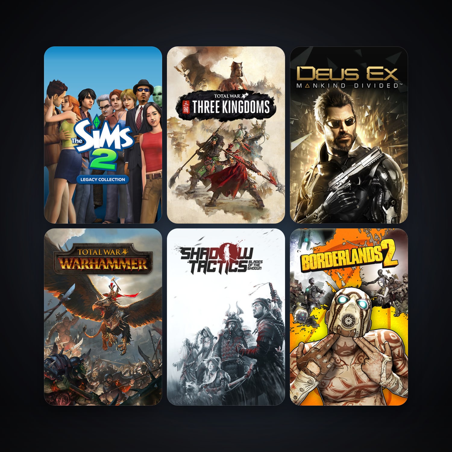 Borderlands 2 + Tomb Raider, 31 games, clean — HabibiAccounts