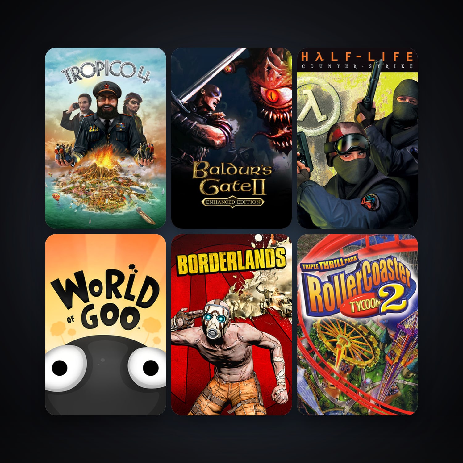 Counter-Strike + Borderlands, 42 games, Steam 11, clean — HabibiAccounts