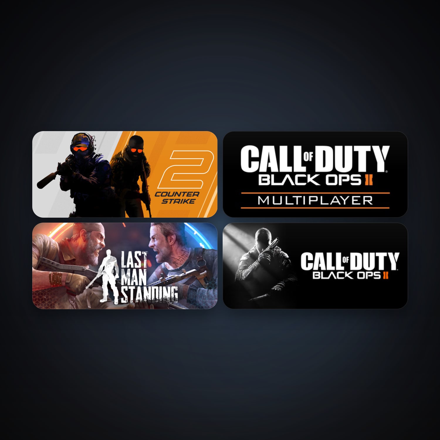 CS2 Prime + Call of Duty: Black Ops II, 7 games, clean — HabibiAccounts