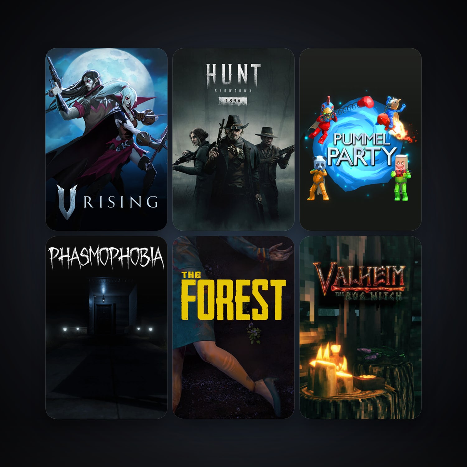 The Forest + Golf With Your Friends, 10 games, clean — HabibiAccounts