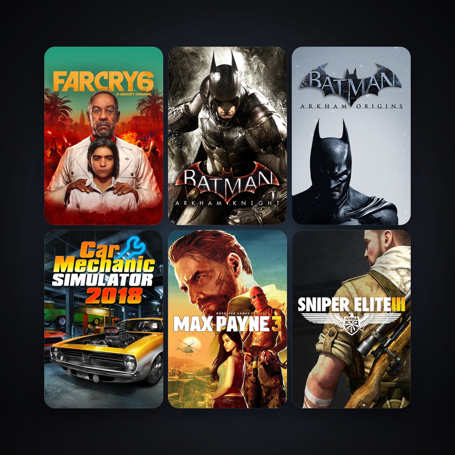 Hitman: Blood Money + Max Payne 2: The Fall of Max Payne, 18 games, clean — HabibiAccounts
