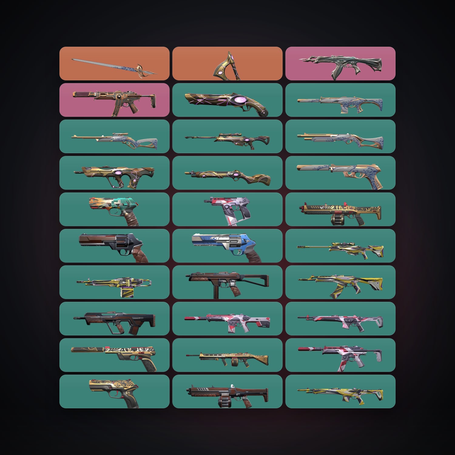 LA Iron 3 locker — 2 knives, 30 skins, lvl 60 · 263757816 — HabibiAccounts