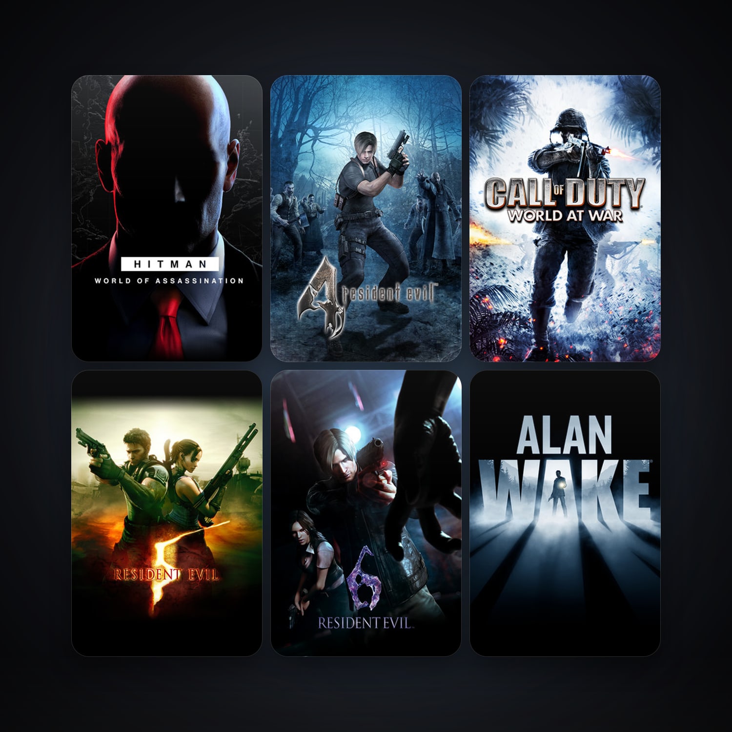 Call of Duty: World at War + Resident Evil 5, 34 games, clean — HabibiAccounts