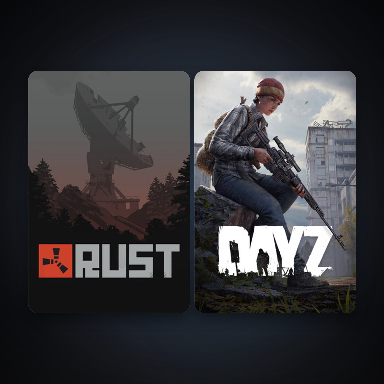 DayZ + Rust, 4 games, clean — HabibiAccounts