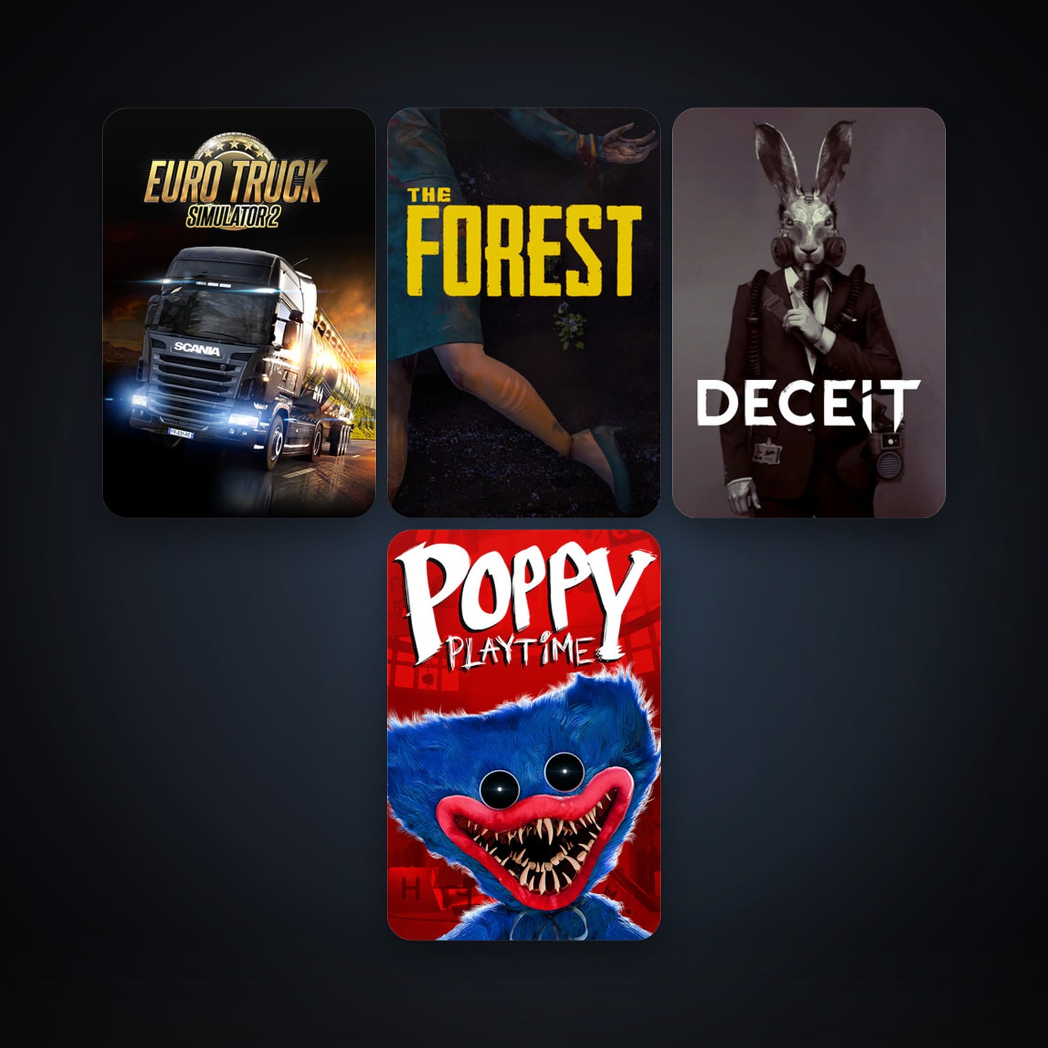 Free CS2 (No Prime) + Euro Truck Simulator 2, 10 games, clean — HabibiAccounts
