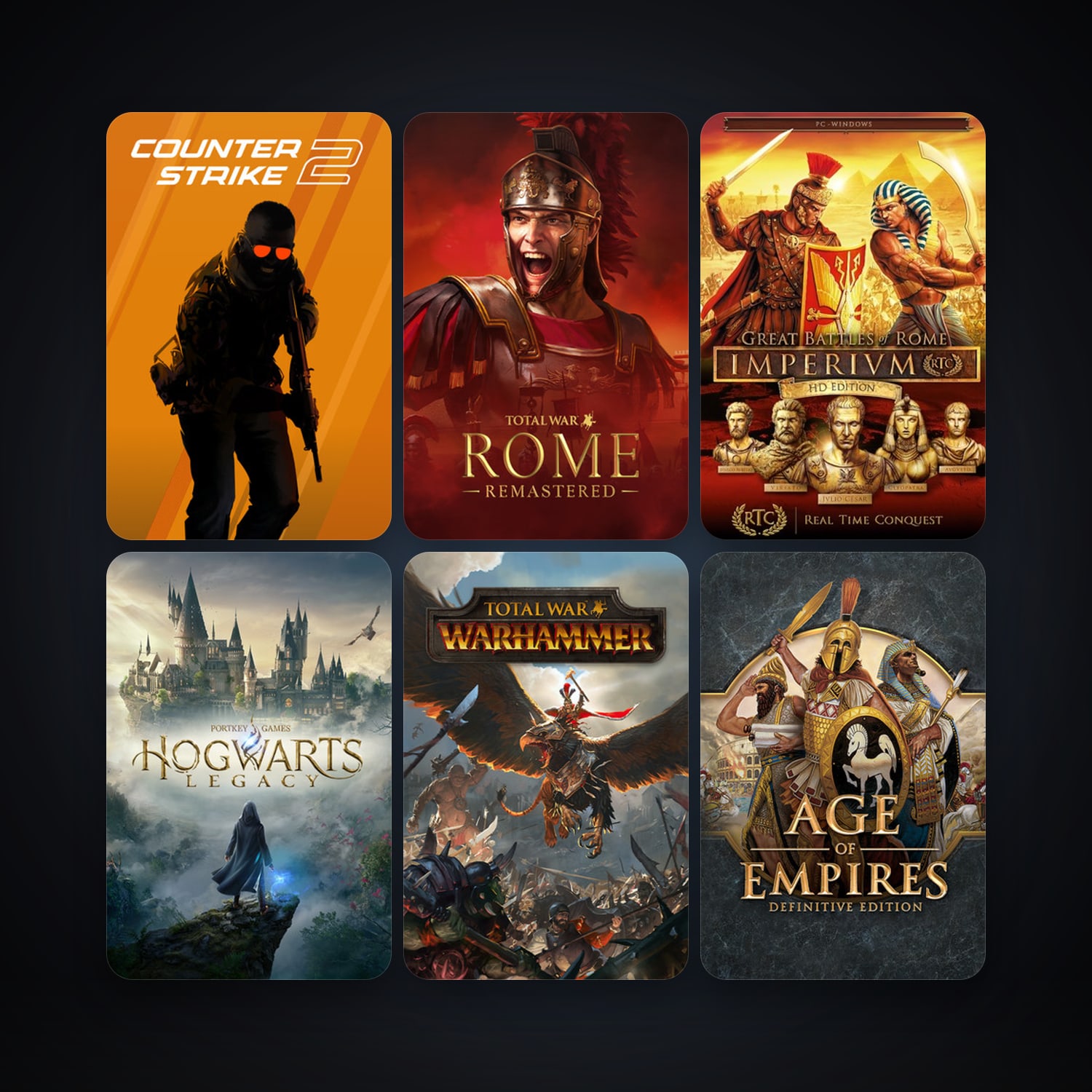 CS2 Prime + Total War: WARHAMMER, 10 games, clean — HabibiAccounts
