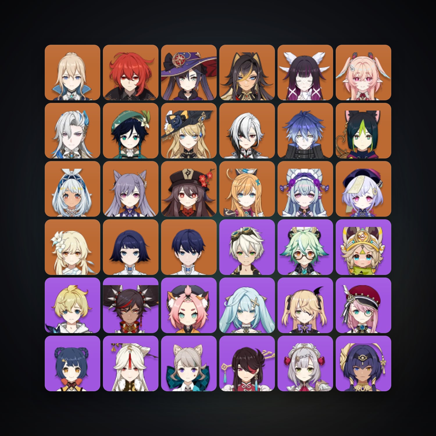 Genshin Impact | AR 59 | 70 Chars | 18× 5★ — Genshin / miHoYo Account — HabibiAccounts