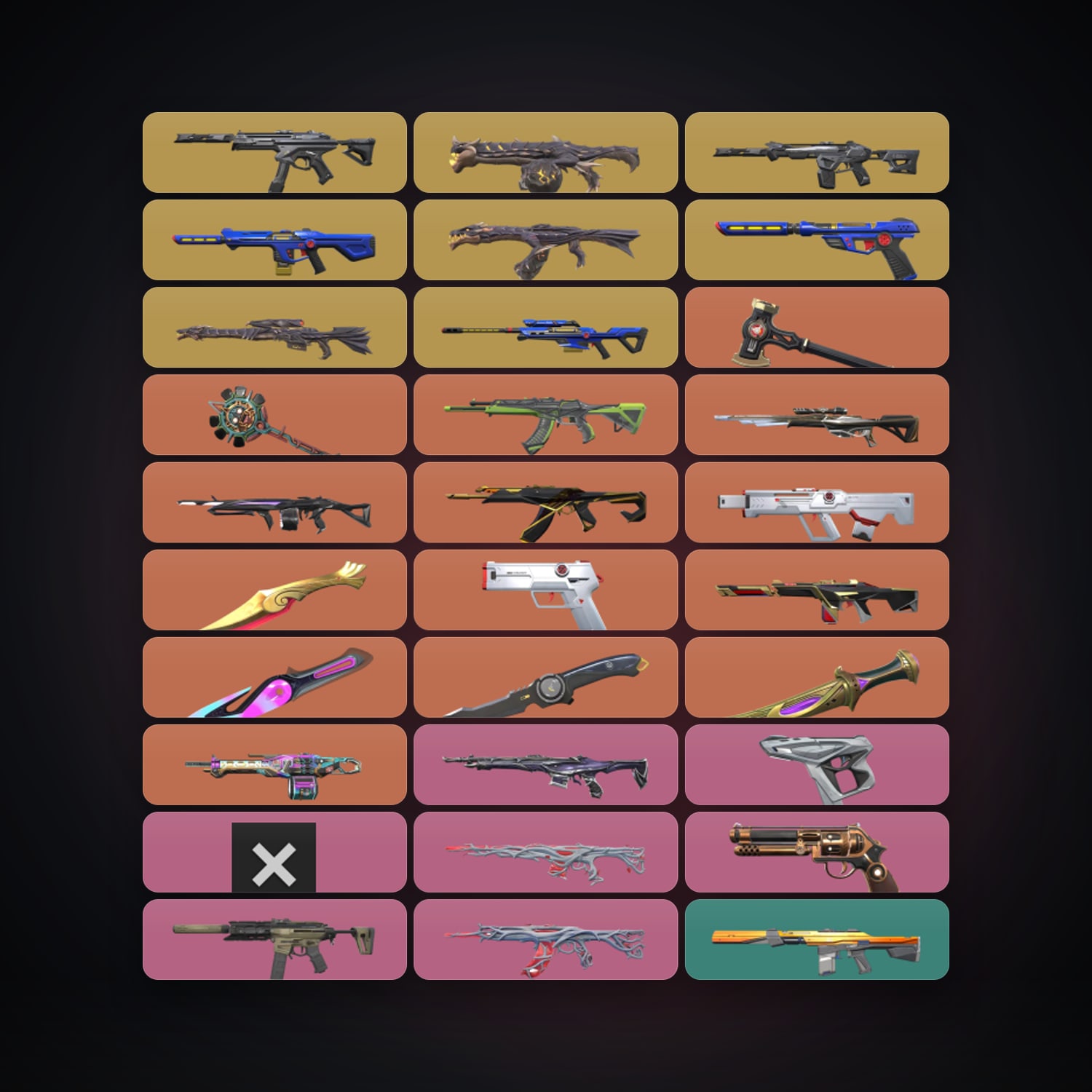 AP Bronze 2 locker — 6 knives, 115 skins, lvl 150 — HabibiAccounts