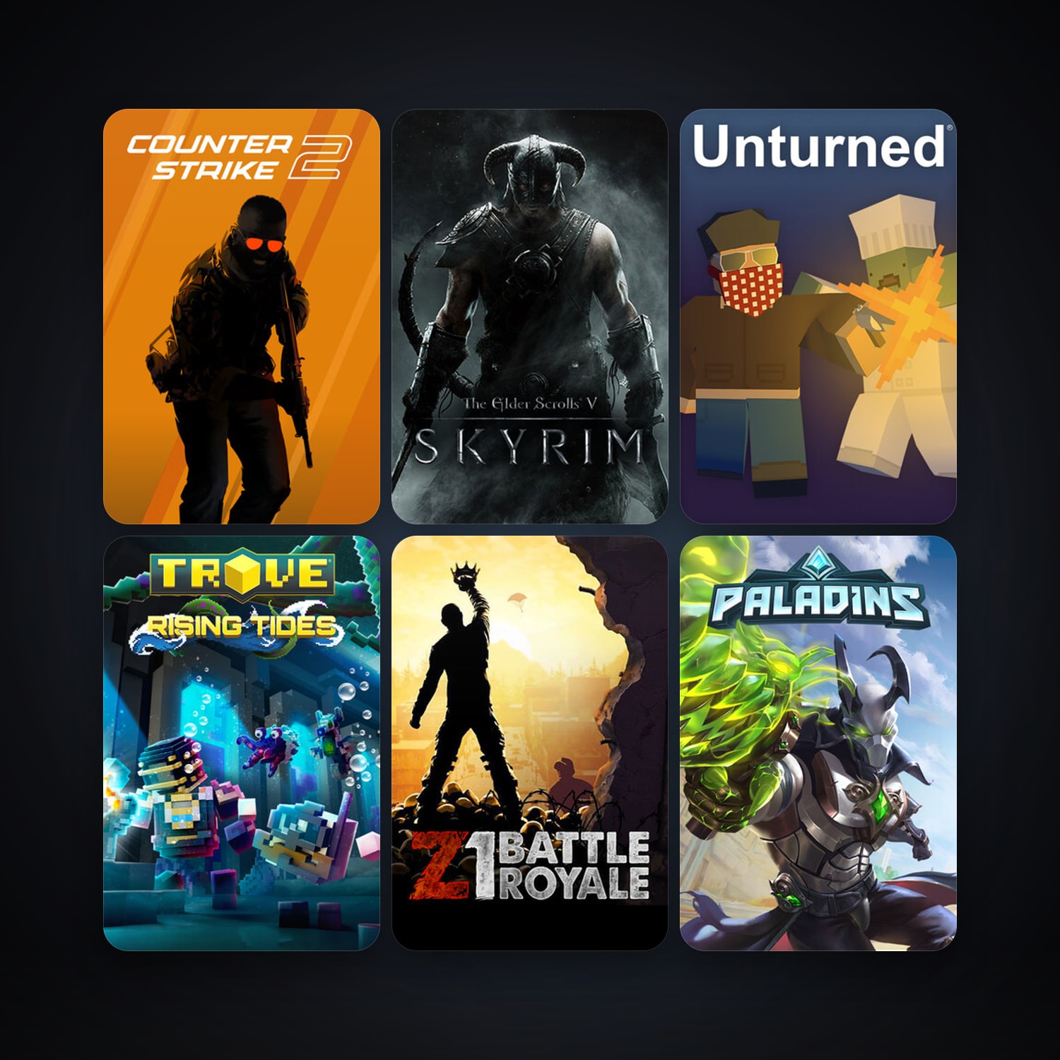 CS2 Prime + The Elder Scrolls V: Skyrim, 14 games, clean · 263779119 — HabibiAccounts