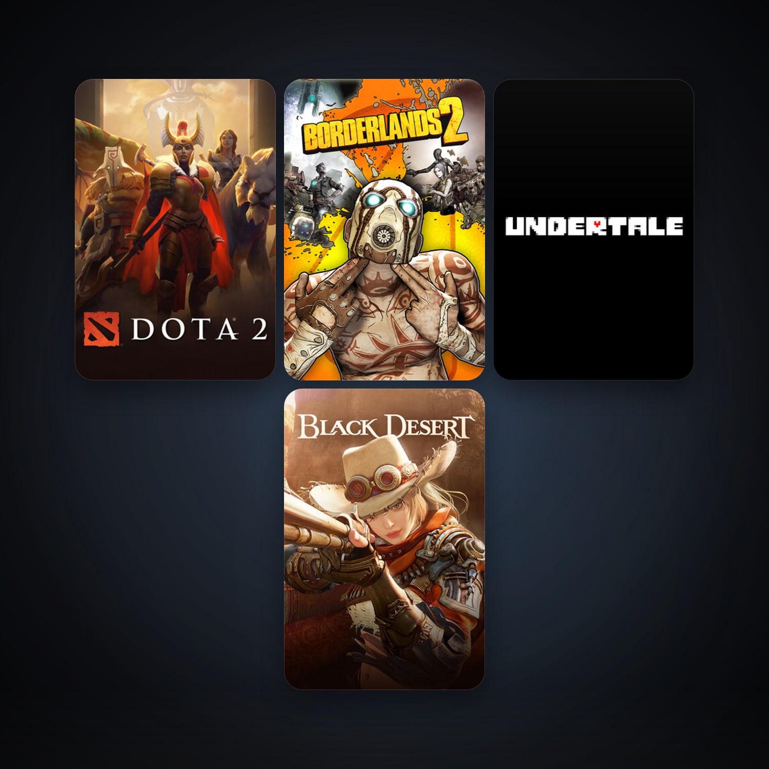 Dota 2 + Borderlands 2, 11 games, clean — HabibiAccounts