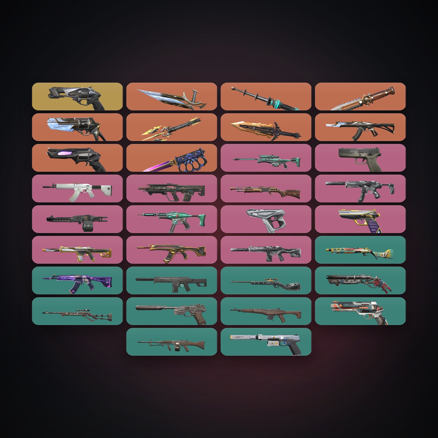 EU Silver 3 locker — 6 knives, 34 skins, lvl 69 — HabibiAccounts