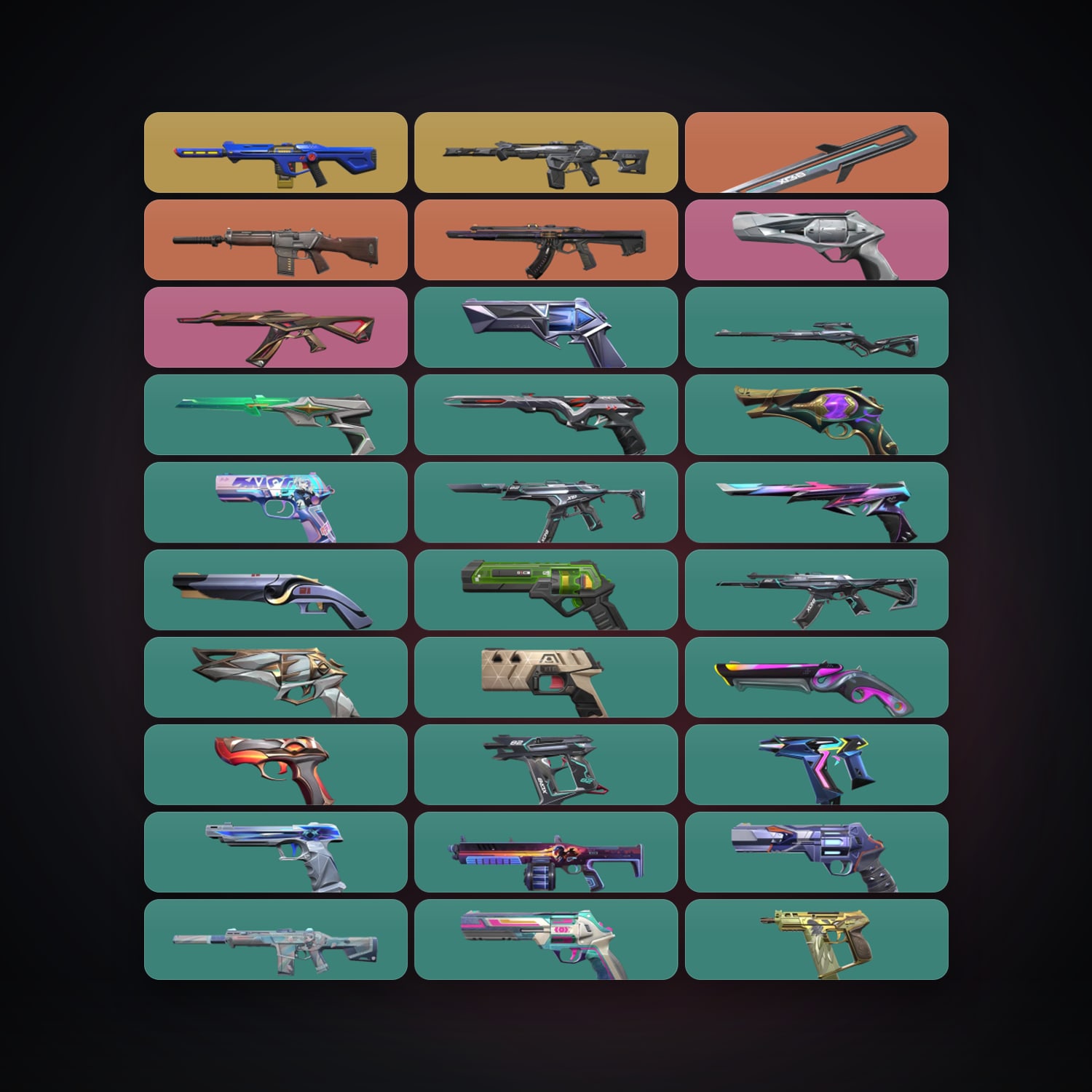 AP Plat 2 locker — 1 knives, 47 skins, lvl 607 — HabibiAccounts