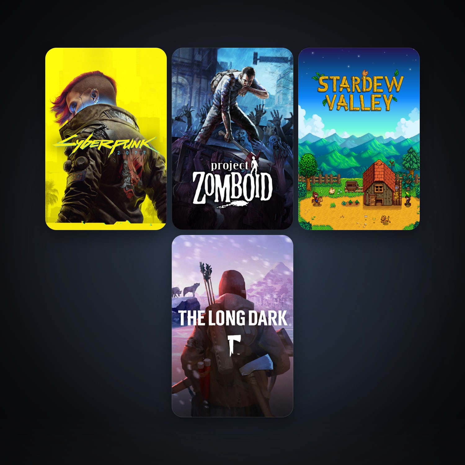 Project Zomboid + The Long Dark, 6 games, clean — HabibiAccounts