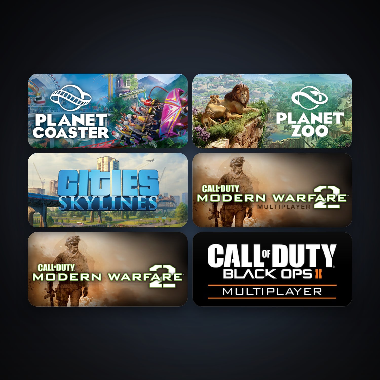 Call of Duty: Modern Warfare 2 (2009) + Call of Duty: Modern Warfare 2 - Multiplayer (2009), 10 games, clean — HabibiAccounts