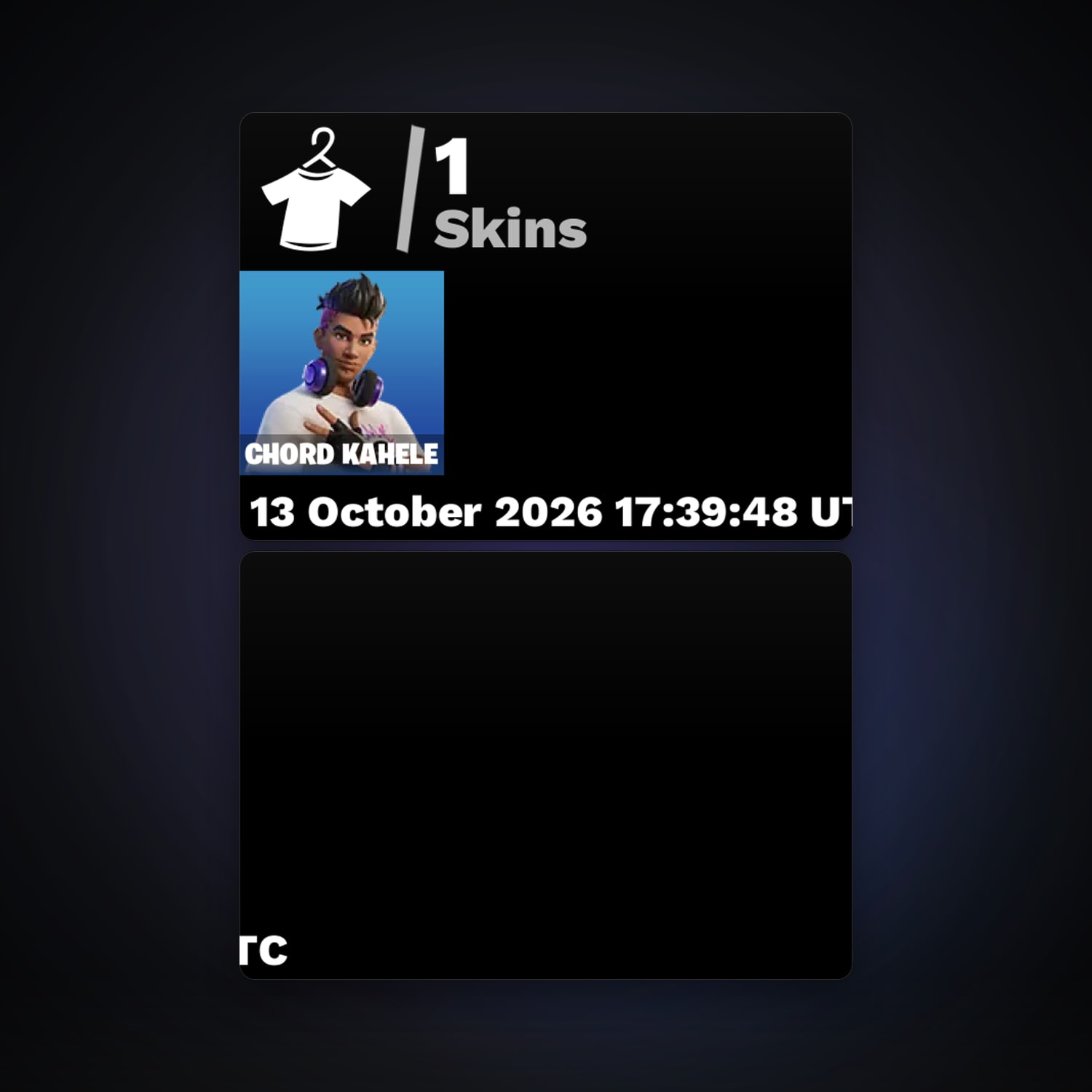 Fortnite account with Chord Kahele — 1 skin — 200 V-Bucks — lvl 169 — HabibiAccounts