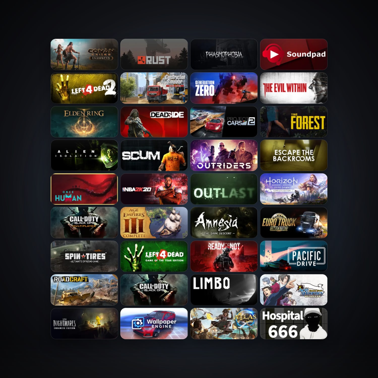 Left 4 Dead 2 + Rust, 310 games, Steam 12, clean — HabibiAccounts