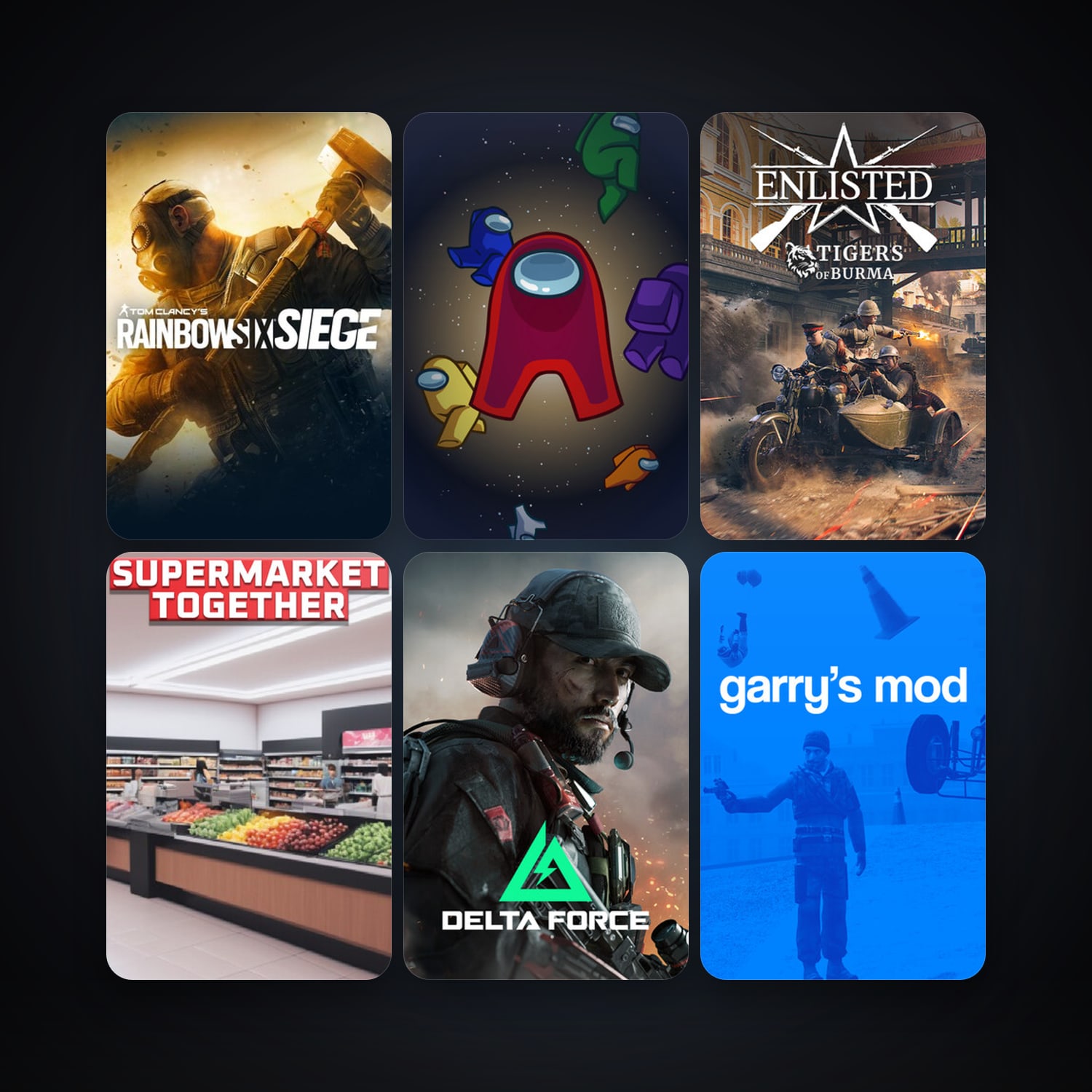 Garry's Mod + Middle-earth: Shadow of War, 11 games, clean — HabibiAccounts