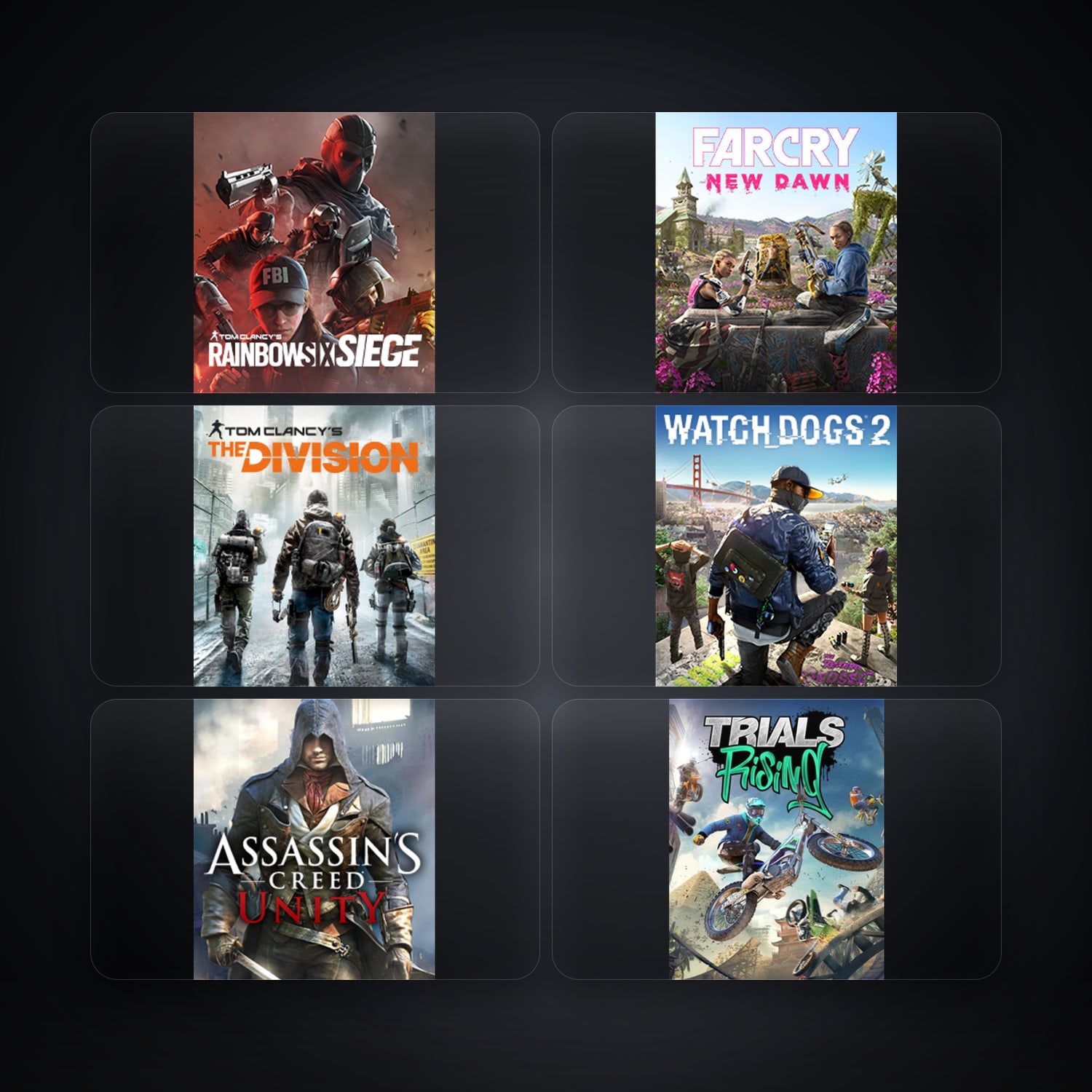 Ubisoft Tom Clancy's Rainbow Six Siege + Far Cry New Dawn — IT — 10 games — HabibiAccounts