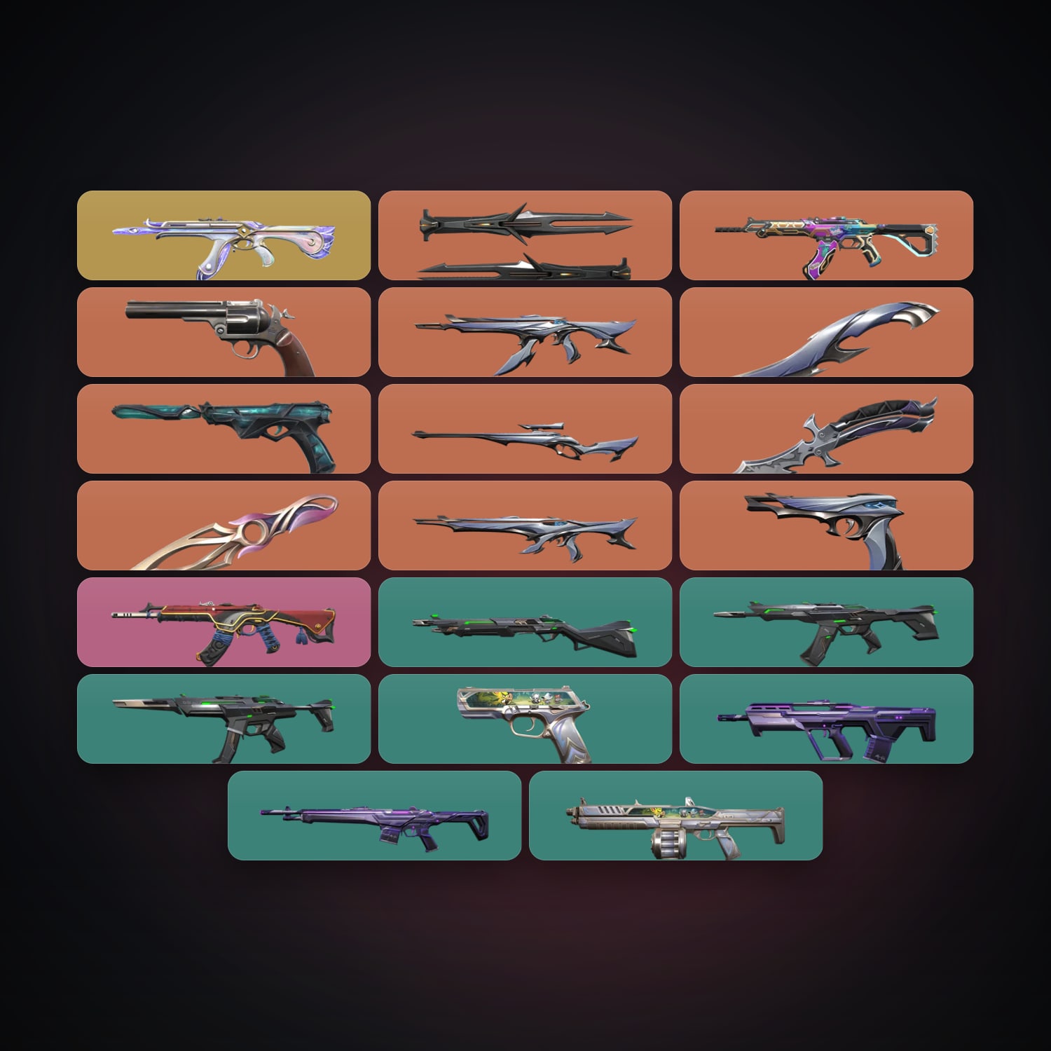 EU Plat 2 locker — 4 knives, 21 skins, lvl 24 — HabibiAccounts
