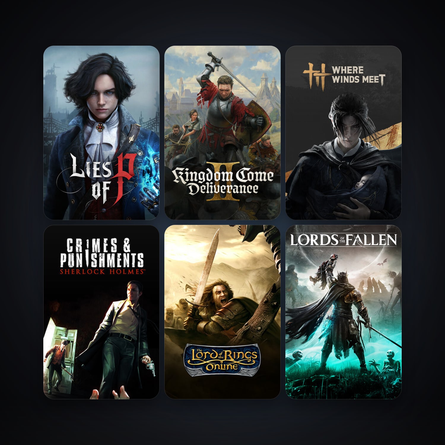 Steam account: The Lord of the Rings Online + Sherlock Holmes: Crimes and Punishments, 10 games, clean — HabibiAccounts