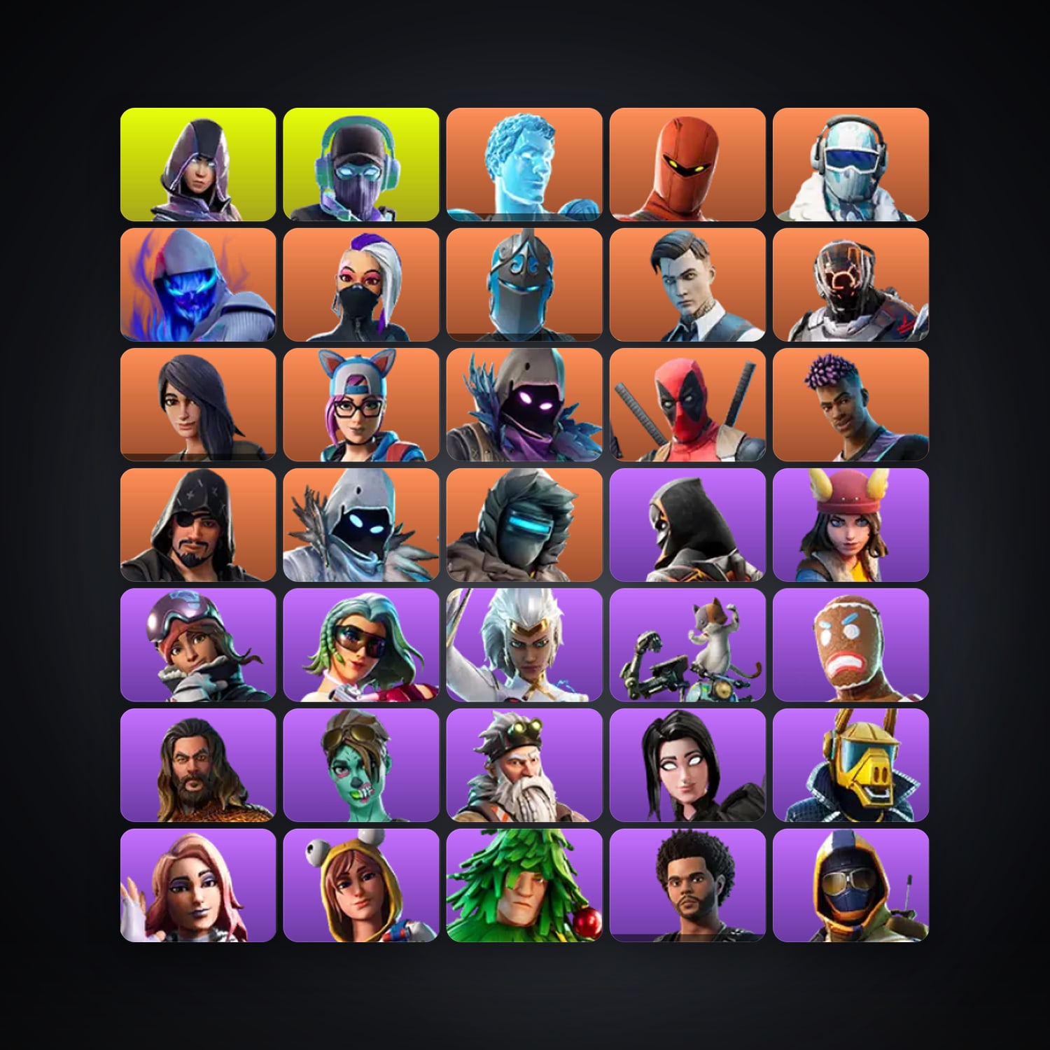 Fortnite account with Renegade Raider & Ghoul Trooper — 98 skins — 250 V-Bucks — lvl 1693 — HabibiAccounts