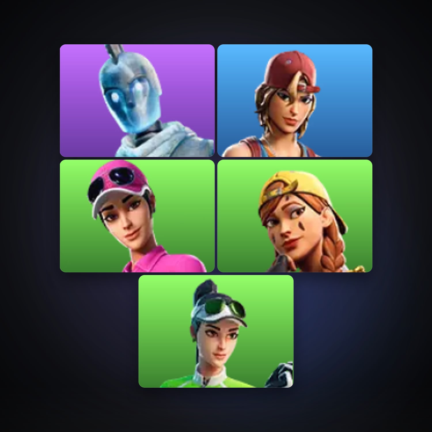 Fortnite account with Glacial Dummy & Sparkplug — 5 skins — lvl 704 — HabibiAccounts