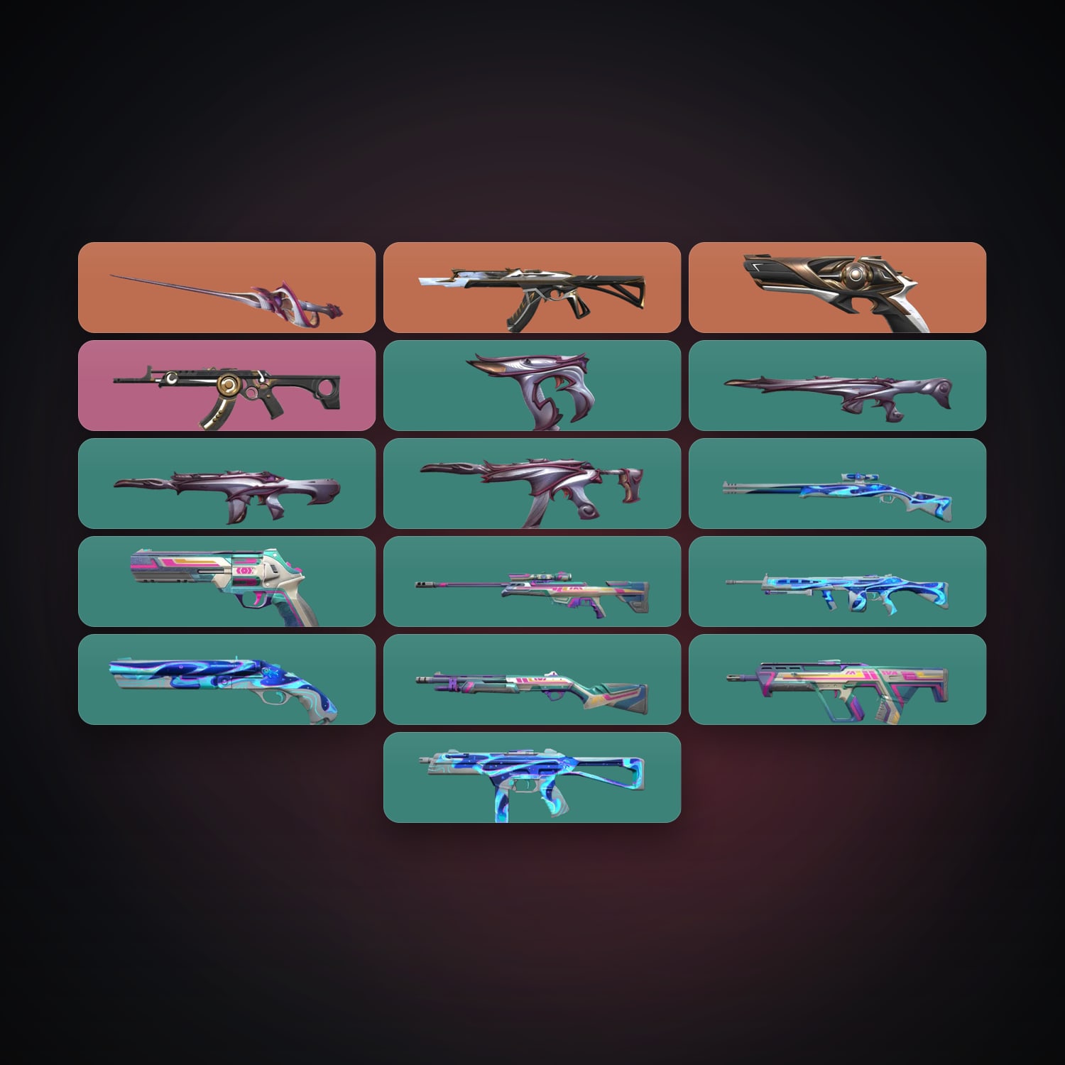 EU Gold 1 locker — 1 knives, 16 skins, lvl 48 — HabibiAccounts