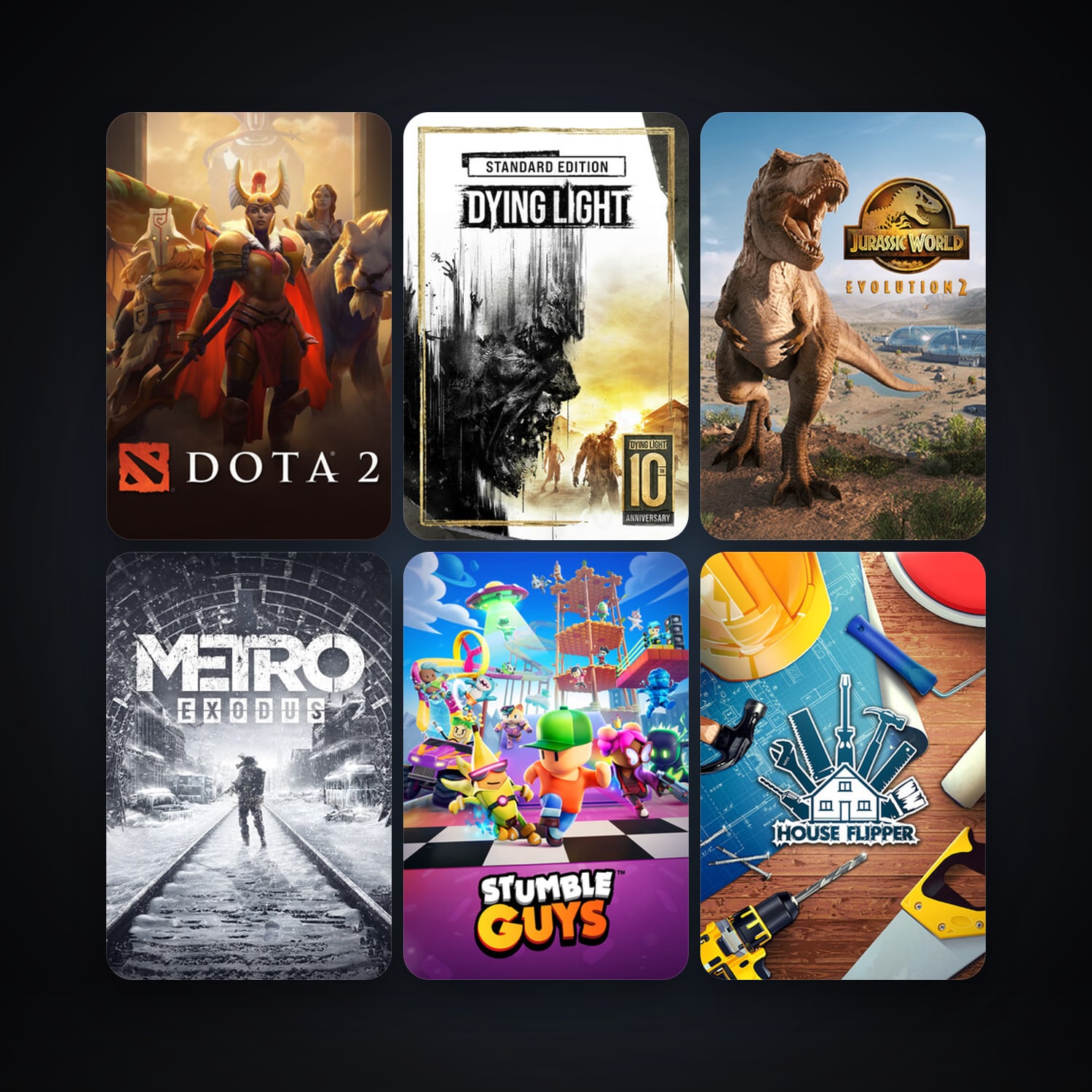 Dota 2 + Dying Light, 13 games, clean — HabibiAccounts