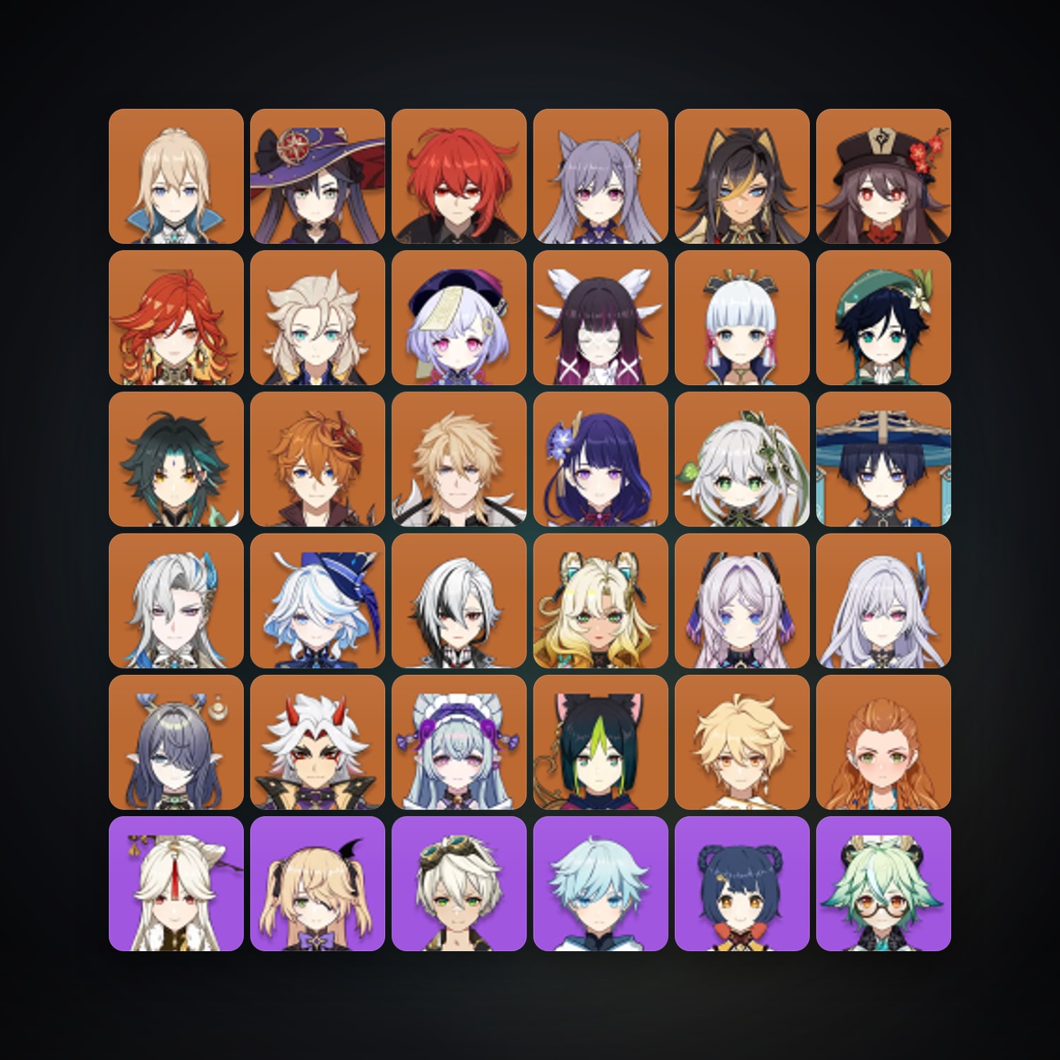 Genshin Impact | AR 60 | 77 Chars | 28× 5★ — HabibiAccounts