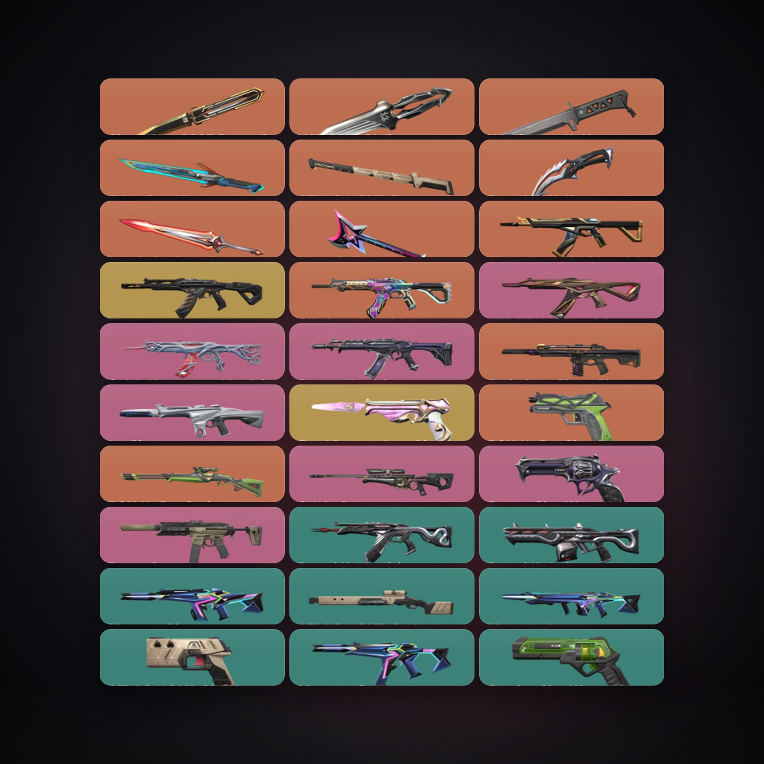 EU Silver 3 locker — 8 knives, 86 skins, lvl 169 — HabibiAccounts