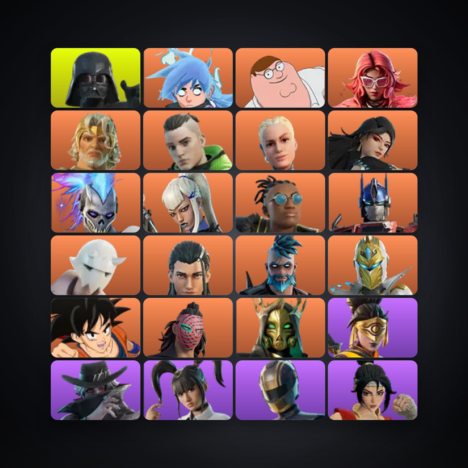 Fortnite account with Nezumi & Peter Griffin — 310 skins — 1.9K V-Bucks — lvl 6222 — HabibiAccounts