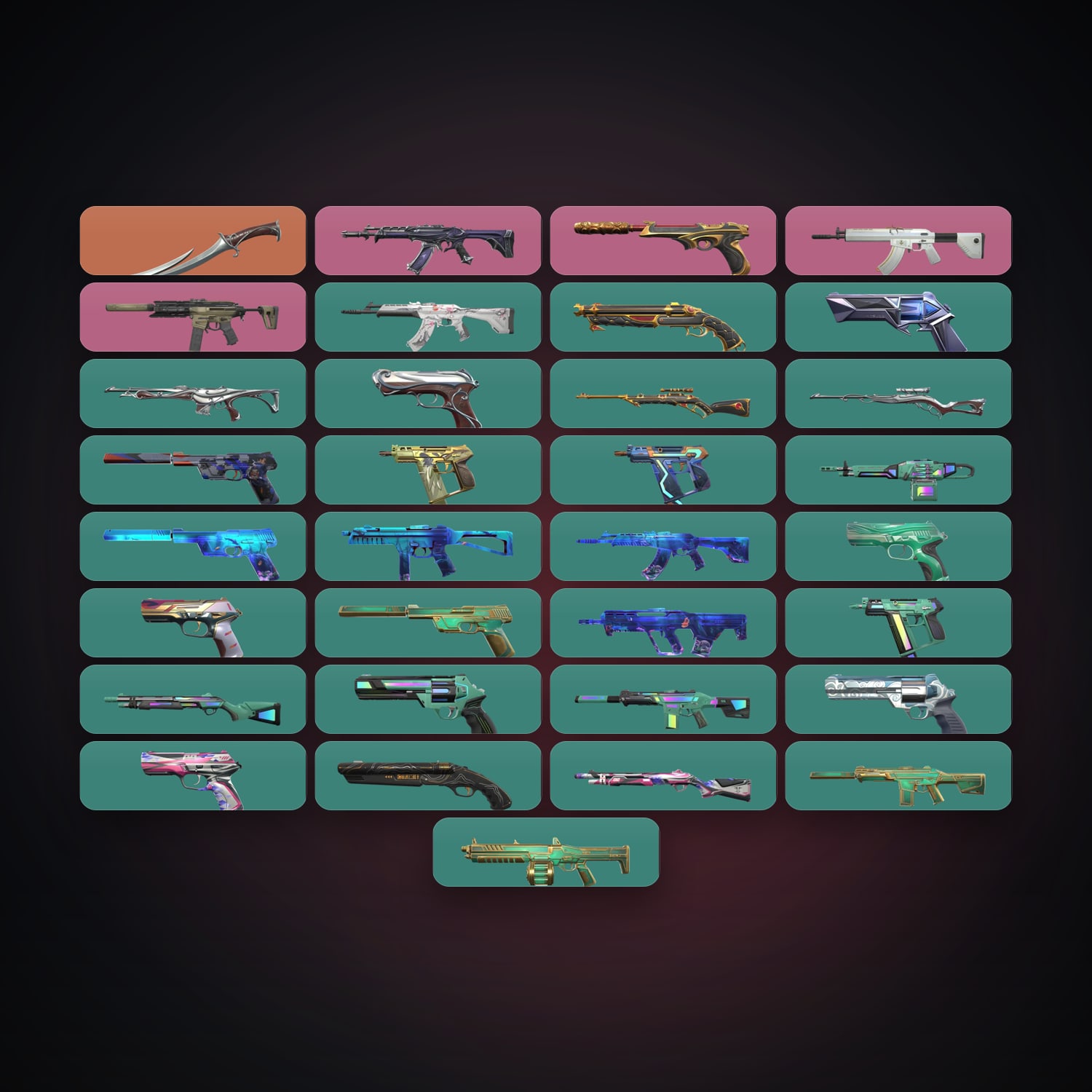 EU Gold 2 locker — 1 knives, 33 skins, lvl 172 — HabibiAccounts