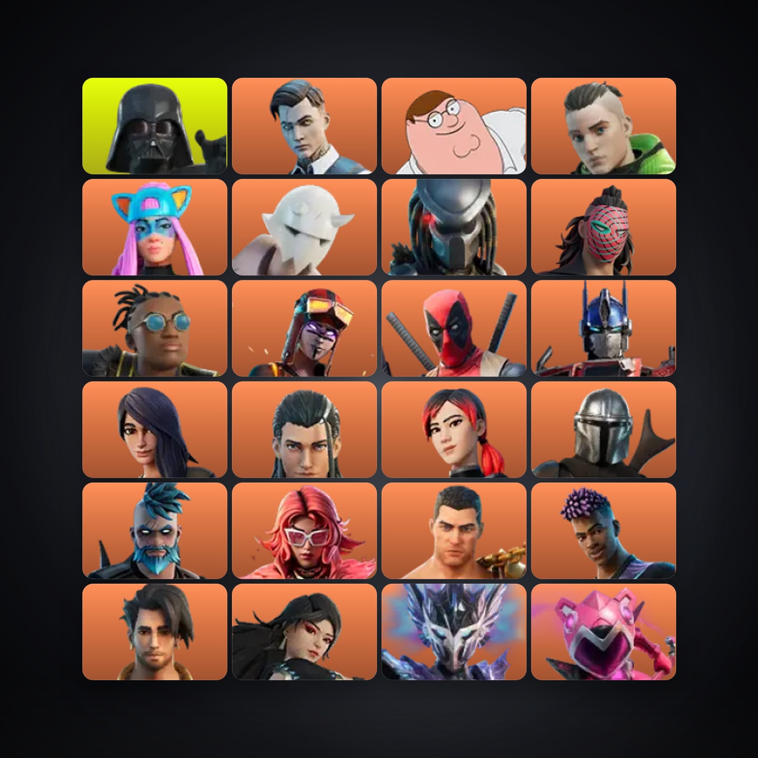 Fortnite account with Midas & Deadpool — 137 skins — 350 V-Bucks — lvl 2703 — HabibiAccounts