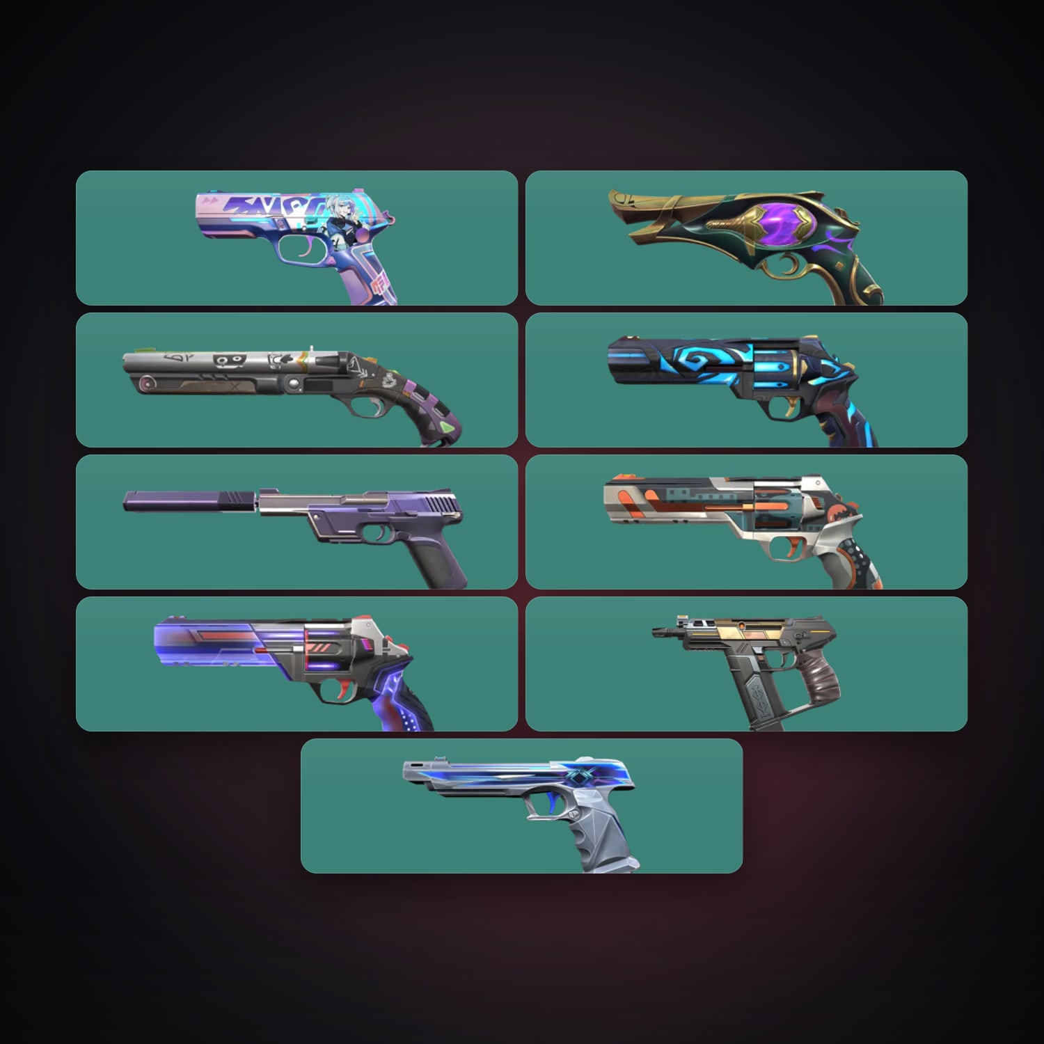 EU locker — 9 skins, lvl 257 — HabibiAccounts