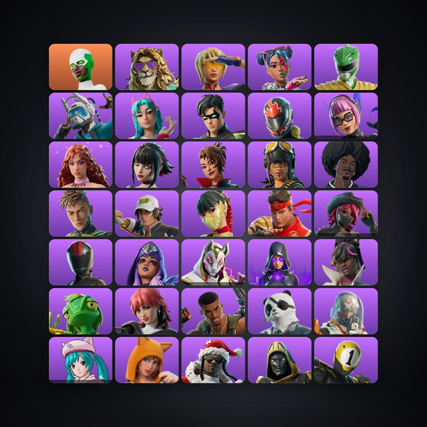 Fortnite account with Backlash & Kingston — 79 skins — 700 V-Bucks — lvl 839 — HabibiAccounts