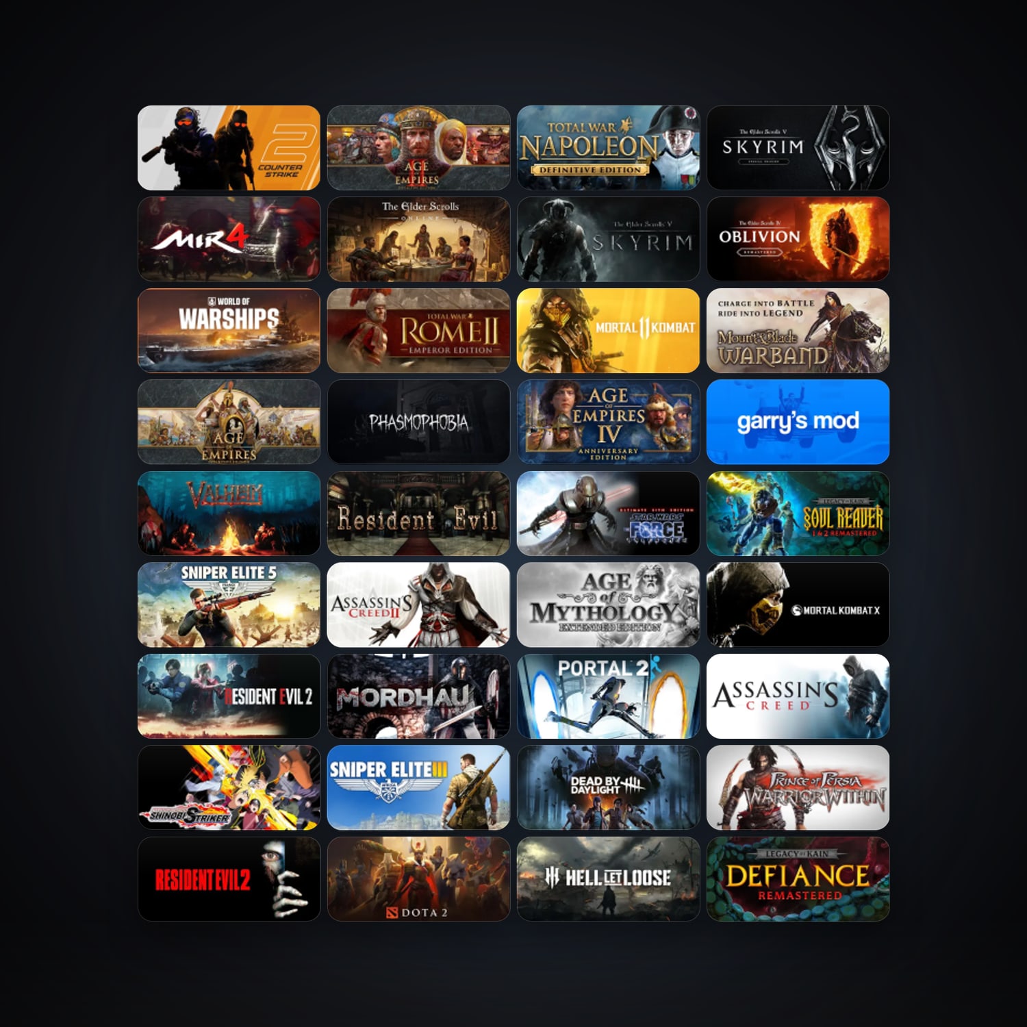 Counter-Strike + Half-Life, 323 games, Steam 21, clean — HabibiAccounts