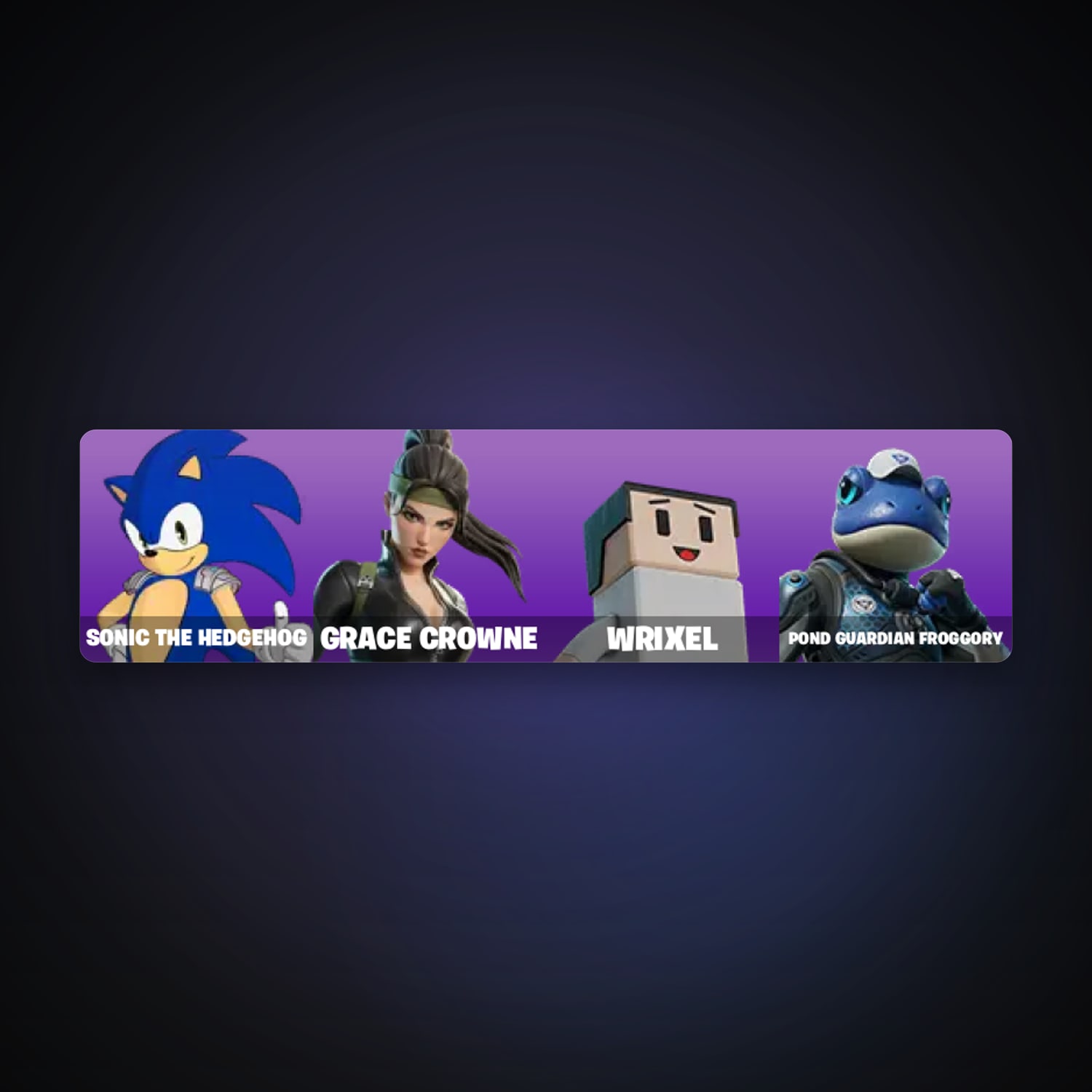 Fortnite account with Sonic the Hedgehog & Grace Crowne — 4 skins — 200 V-Bucks — lvl 97 — HabibiAccounts