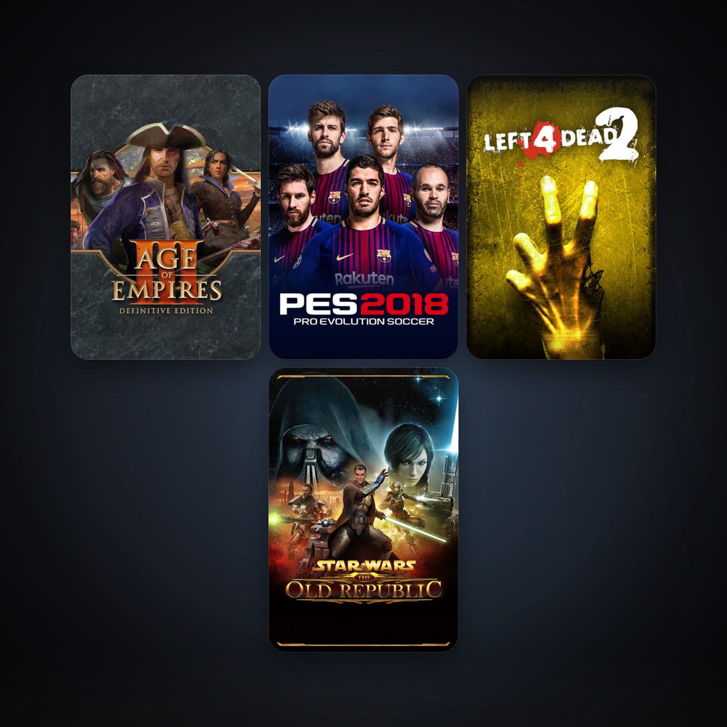 Left 4 Dead + Left 4 Dead 2, 9 games, clean — HabibiAccounts
