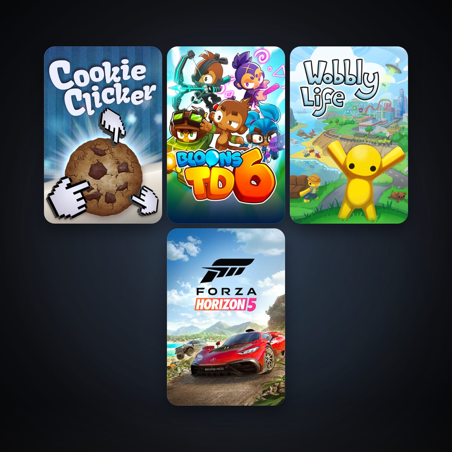 Overcooked! 2 + Bloons TD 6, 8 games, clean — HabibiAccounts