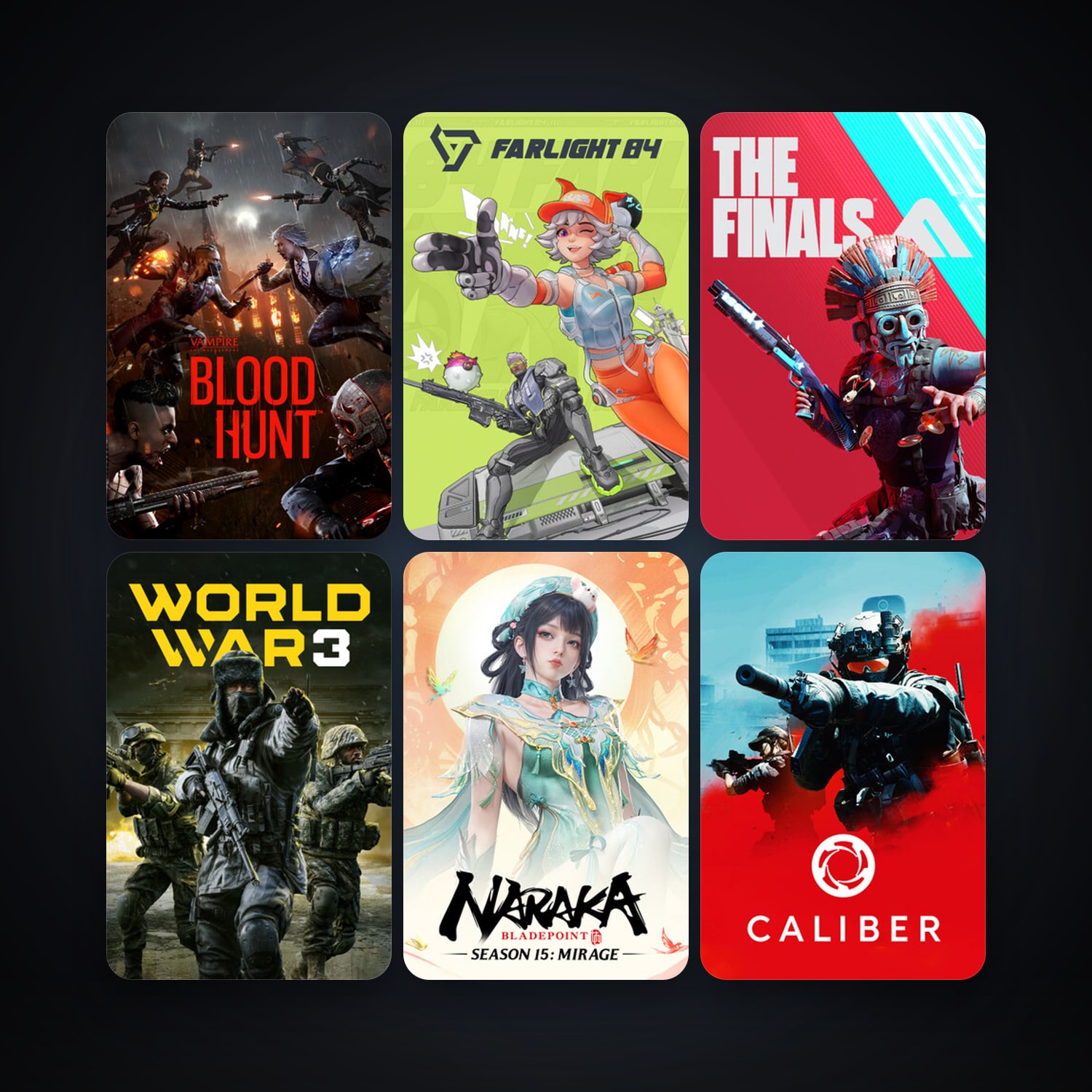 Caliber + World War 3, 11 games, clean — HabibiAccounts