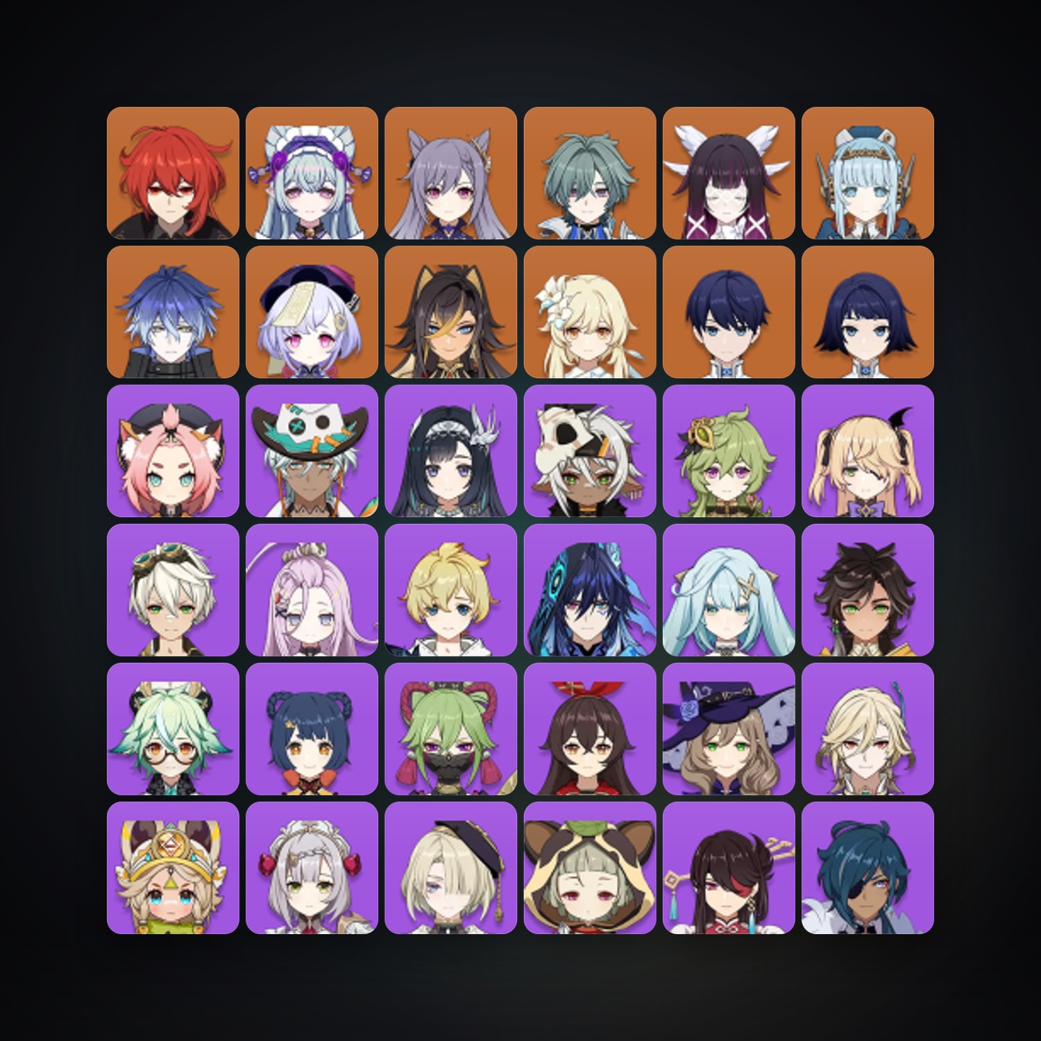 Genshin Impact | AR 57 | 49 Chars | 9× 5★ — Genshin / miHoYo Account — HabibiAccounts