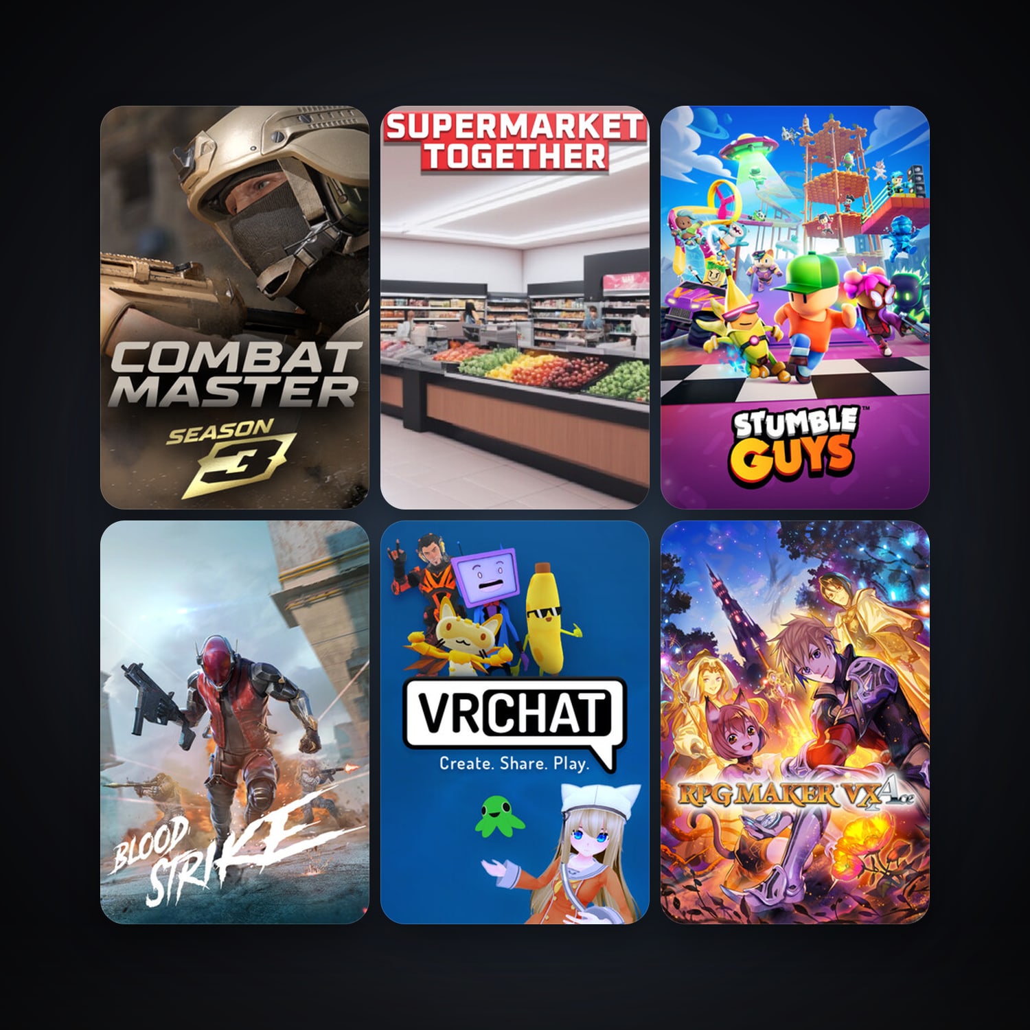 Free CS2 (No Prime) + RPG Maker VX Ace, 22 games, clean — HabibiAccounts