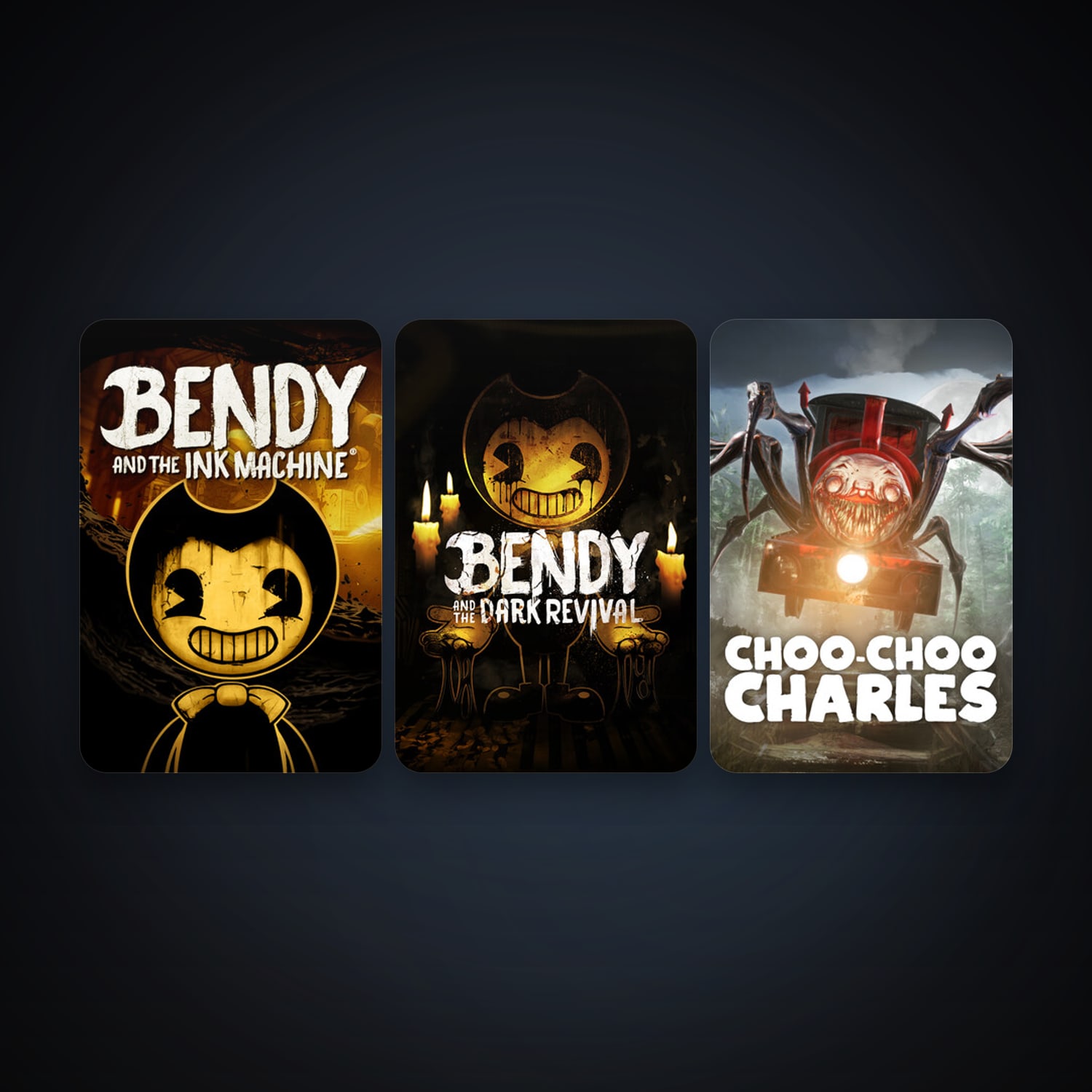 Bendy and the Ink Machine + Bendy and the Dark Revival, 3 games, clean — HabibiAccounts