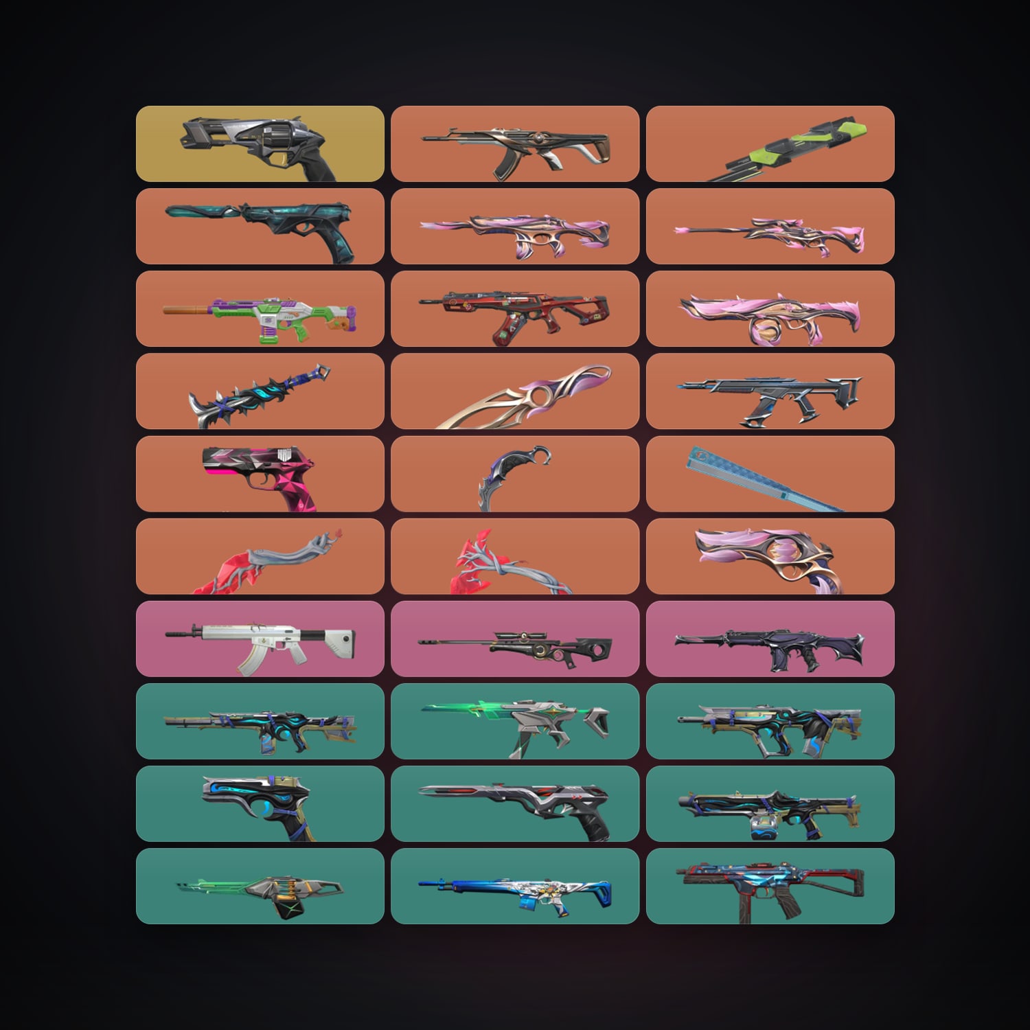 EU Gold 1 locker — 7 knives, 47 skins, lvl 151 — HabibiAccounts