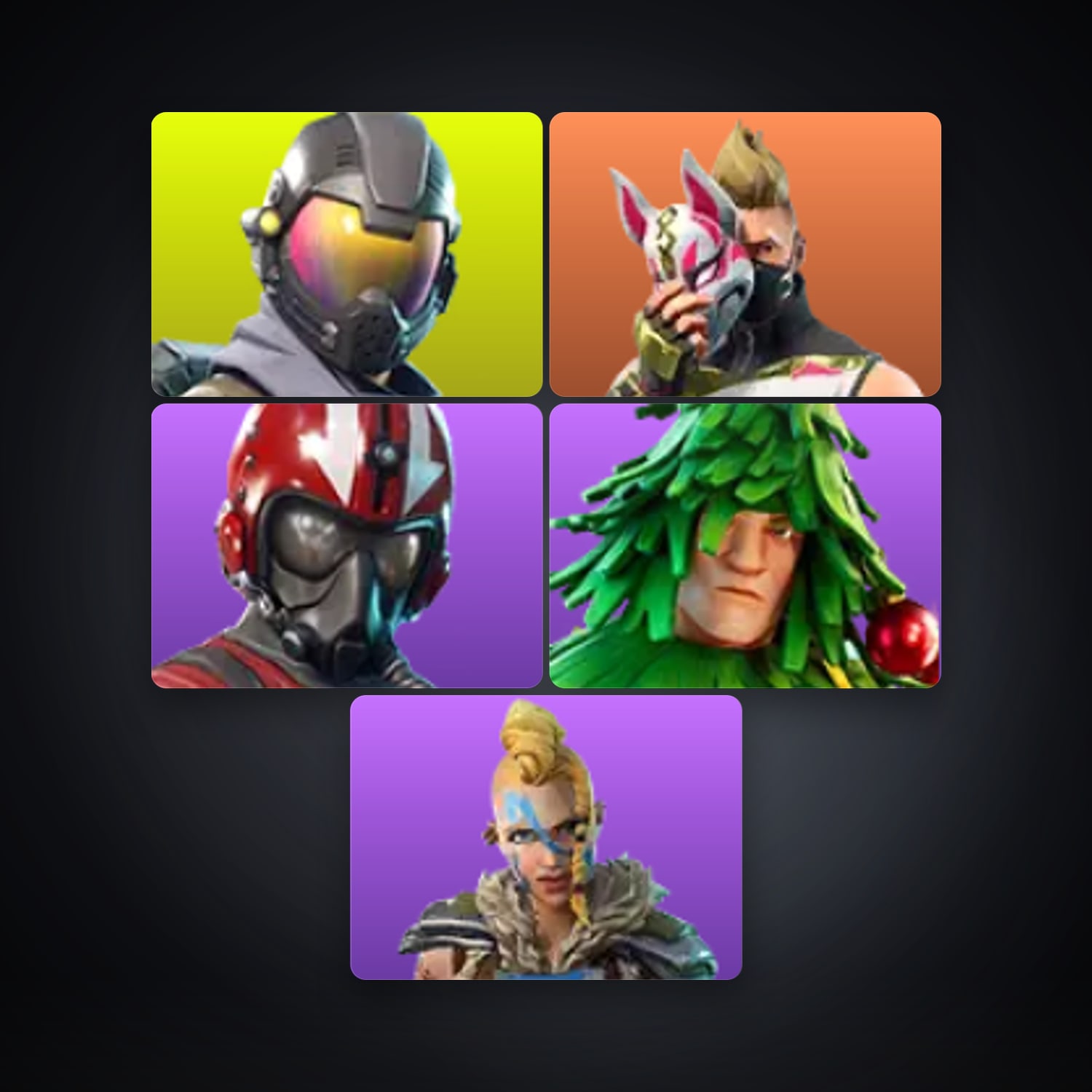 Fortnite account with Rogue Agent & Drift — 5 skins — 100 V-Bucks — lvl 239 — HabibiAccounts