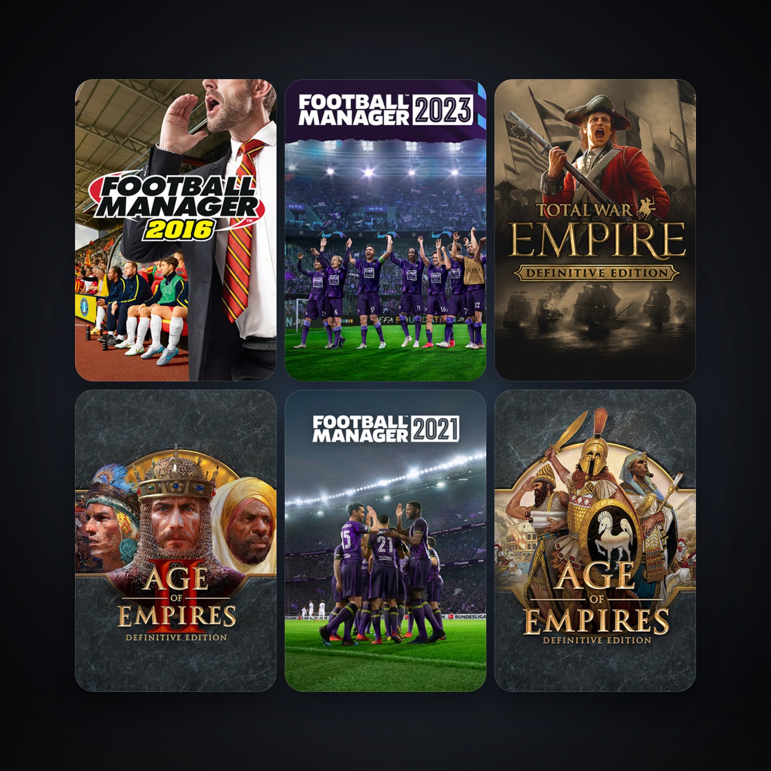 Medieval II: Total War + Empire: Total War, 27 games, Steam 10, clean — HabibiAccounts