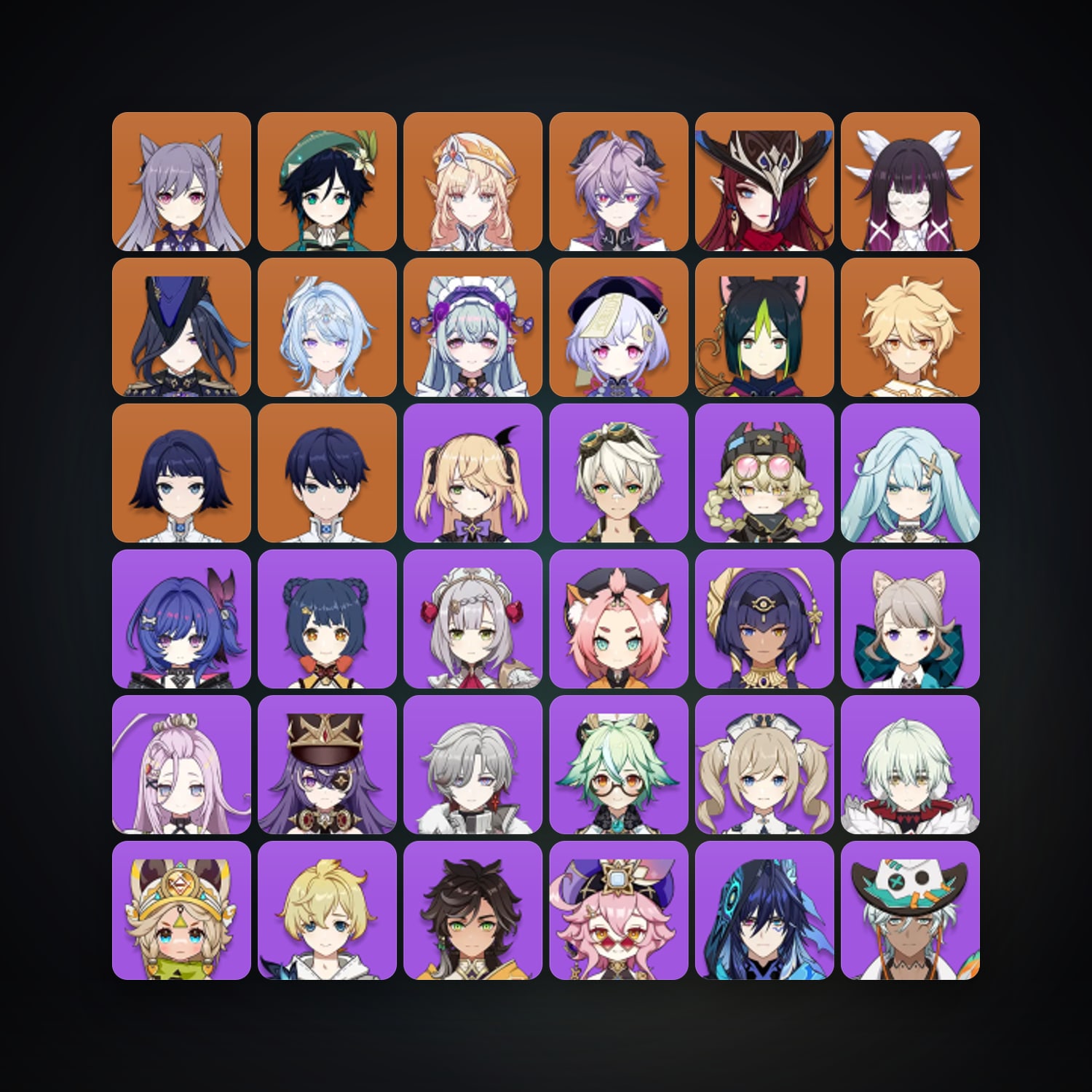 Genshin Impact | AR 57 | 53 Chars | 11× 5★ — Genshin / miHoYo Account — HabibiAccounts