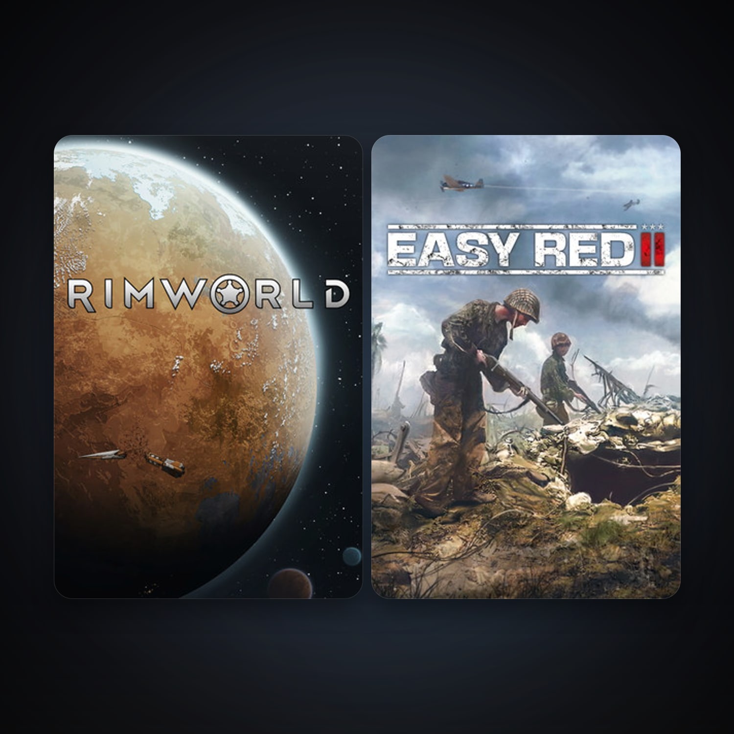 RimWorld + Easy Red 2, 5 games, clean — HabibiAccounts