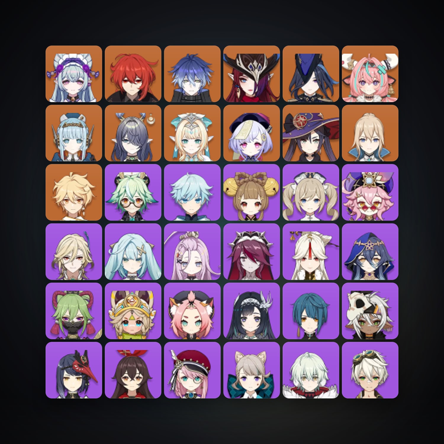 Genshin Impact | AR 55 | 49 Chars | 12× 5★ — HabibiAccounts