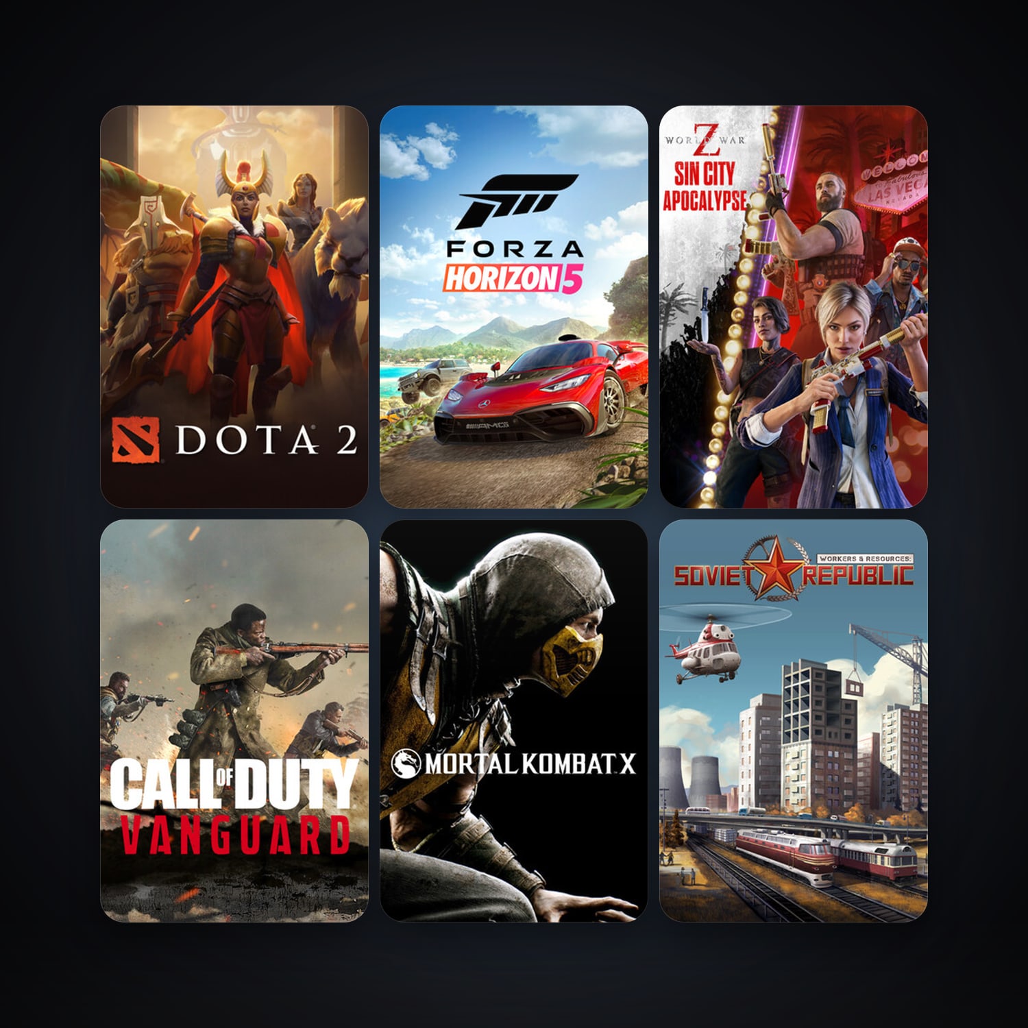 Dota 2 + Mortal Kombat X, 13 games, clean — HabibiAccounts